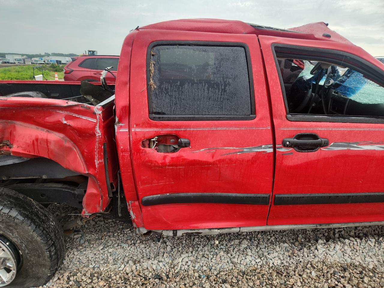 2007 Chevrolet Colorado Red vin: 1GCDT13E178222547
