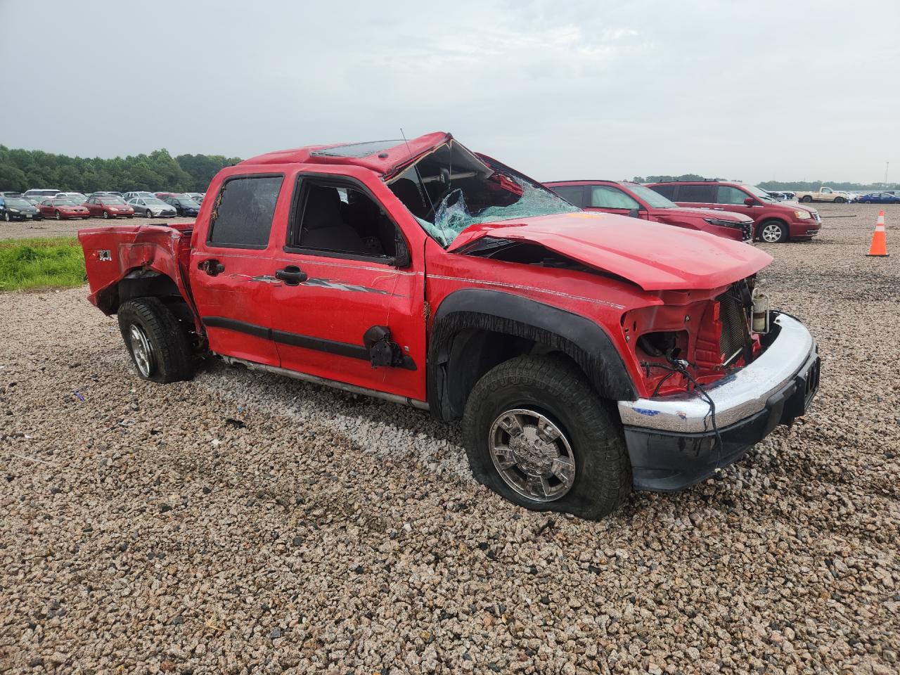 2007 Chevrolet Colorado Red vin: 1GCDT13E178222547