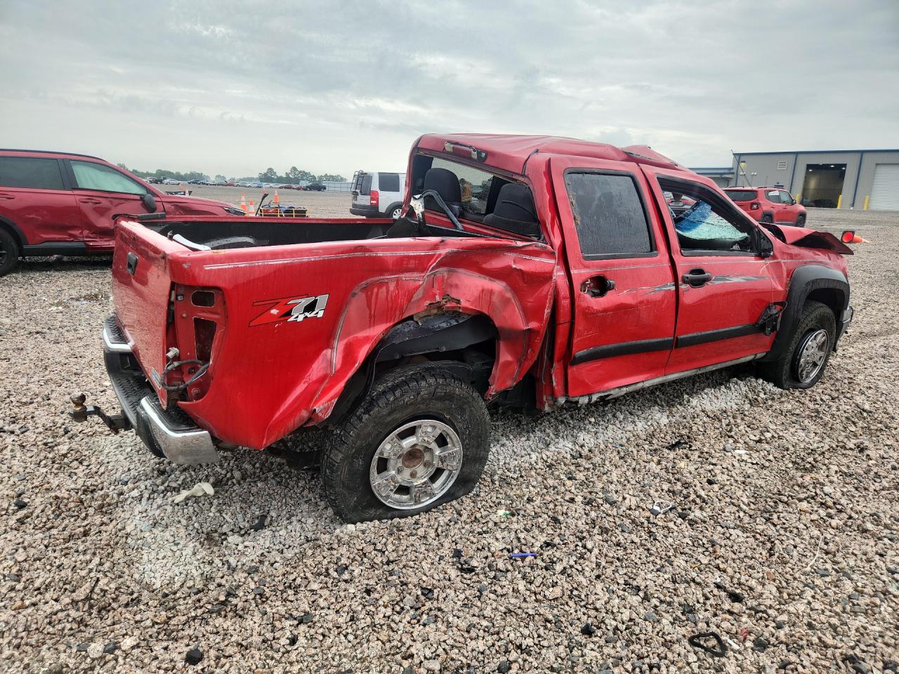 2007 Chevrolet Colorado Red vin: 1GCDT13E178222547