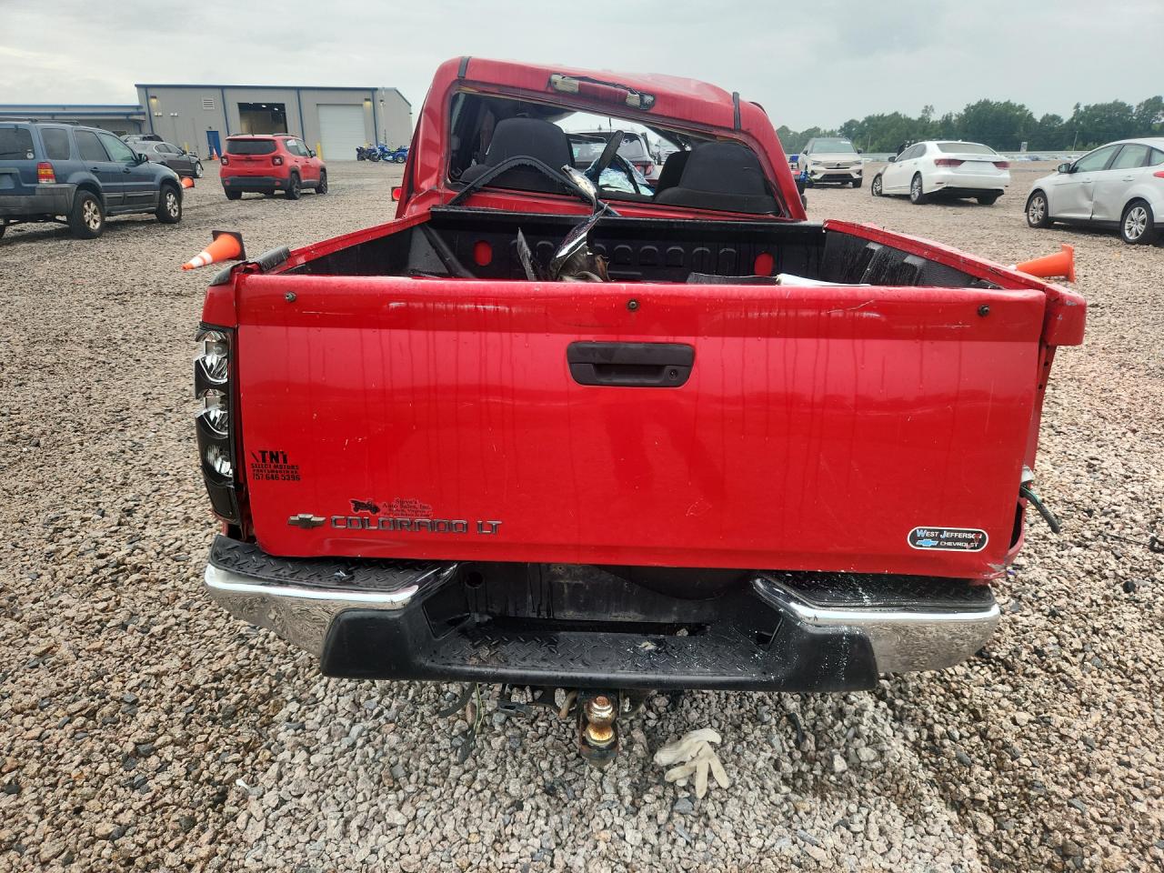 2007 Chevrolet Colorado Red vin: 1GCDT13E178222547