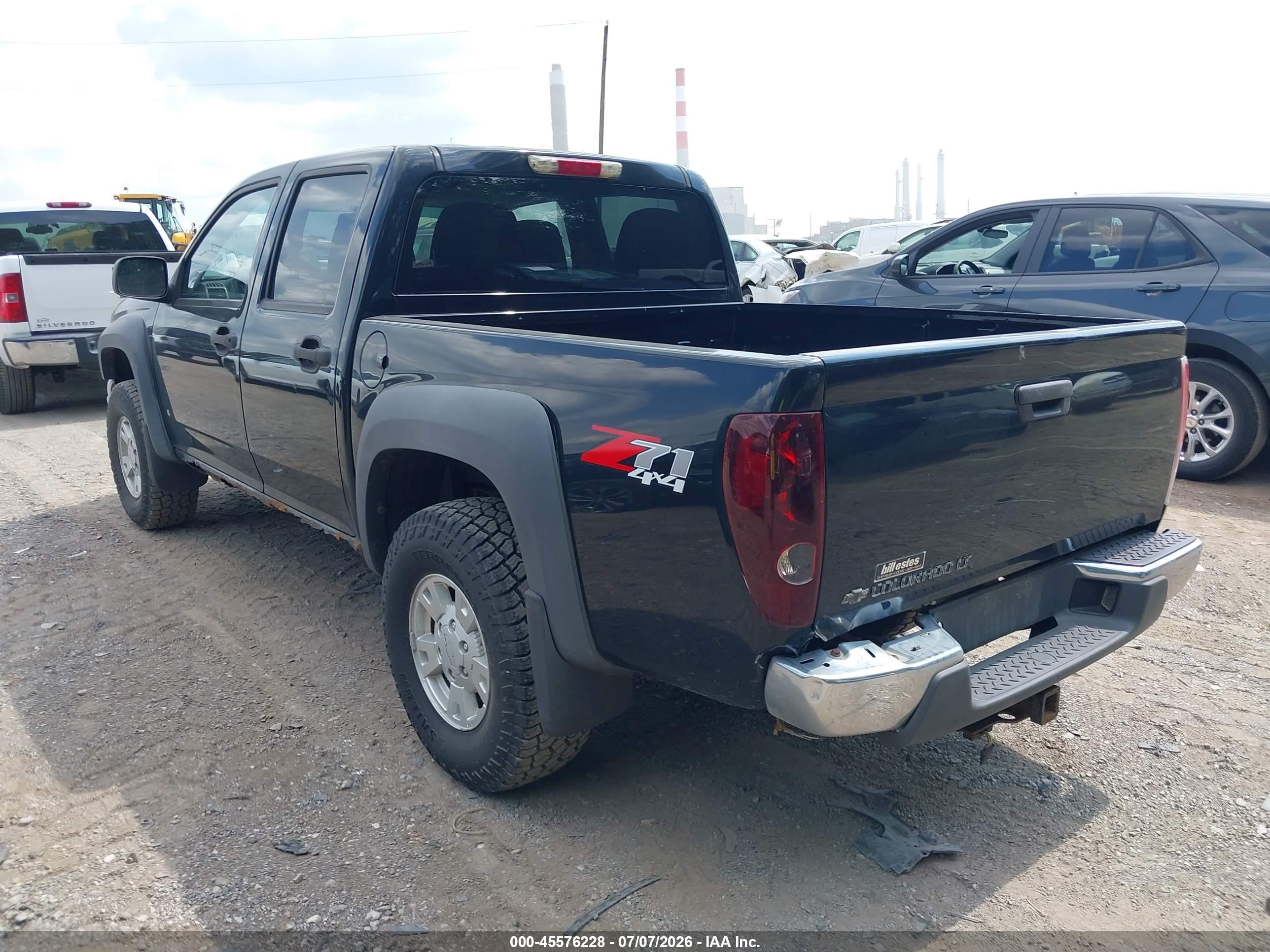 2007 Chevrolet Colorado Lt Black vin: 1GCDT13E178256181