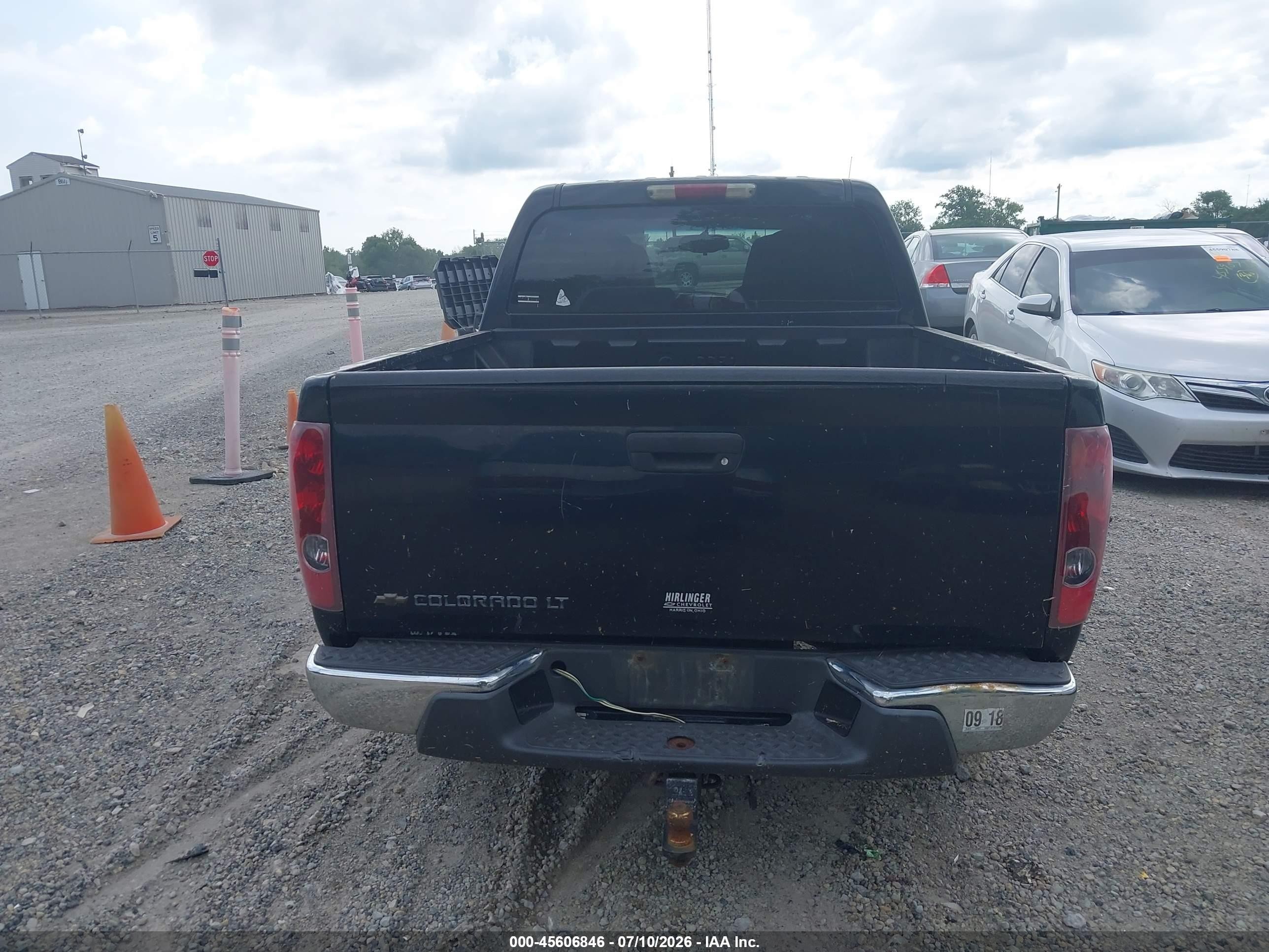 2008 Chevrolet Colorado Lt Black vin: 1GCDT13E188106167