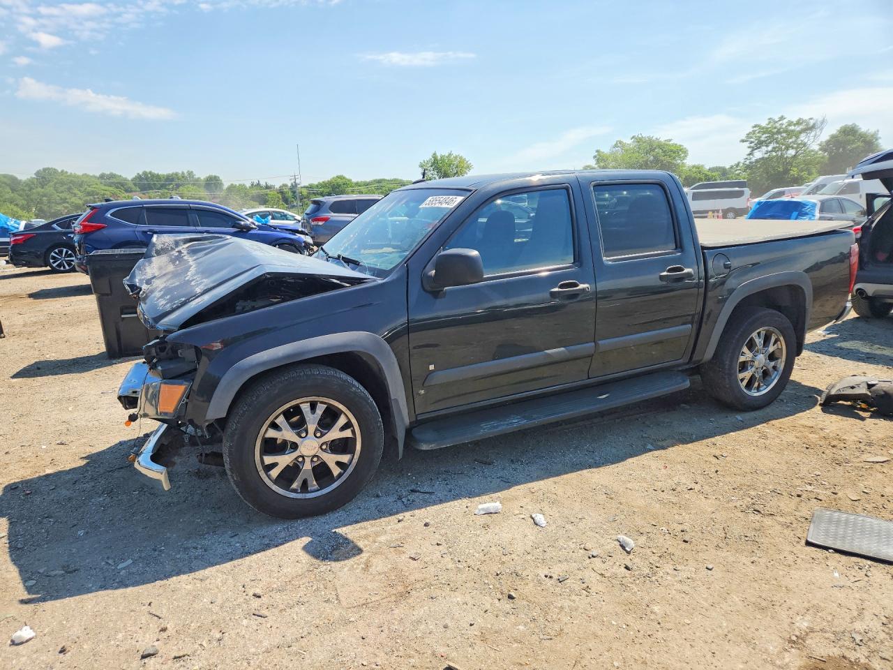 2008 Chevrolet Colorado Black vin: 1GCDT13E188147852