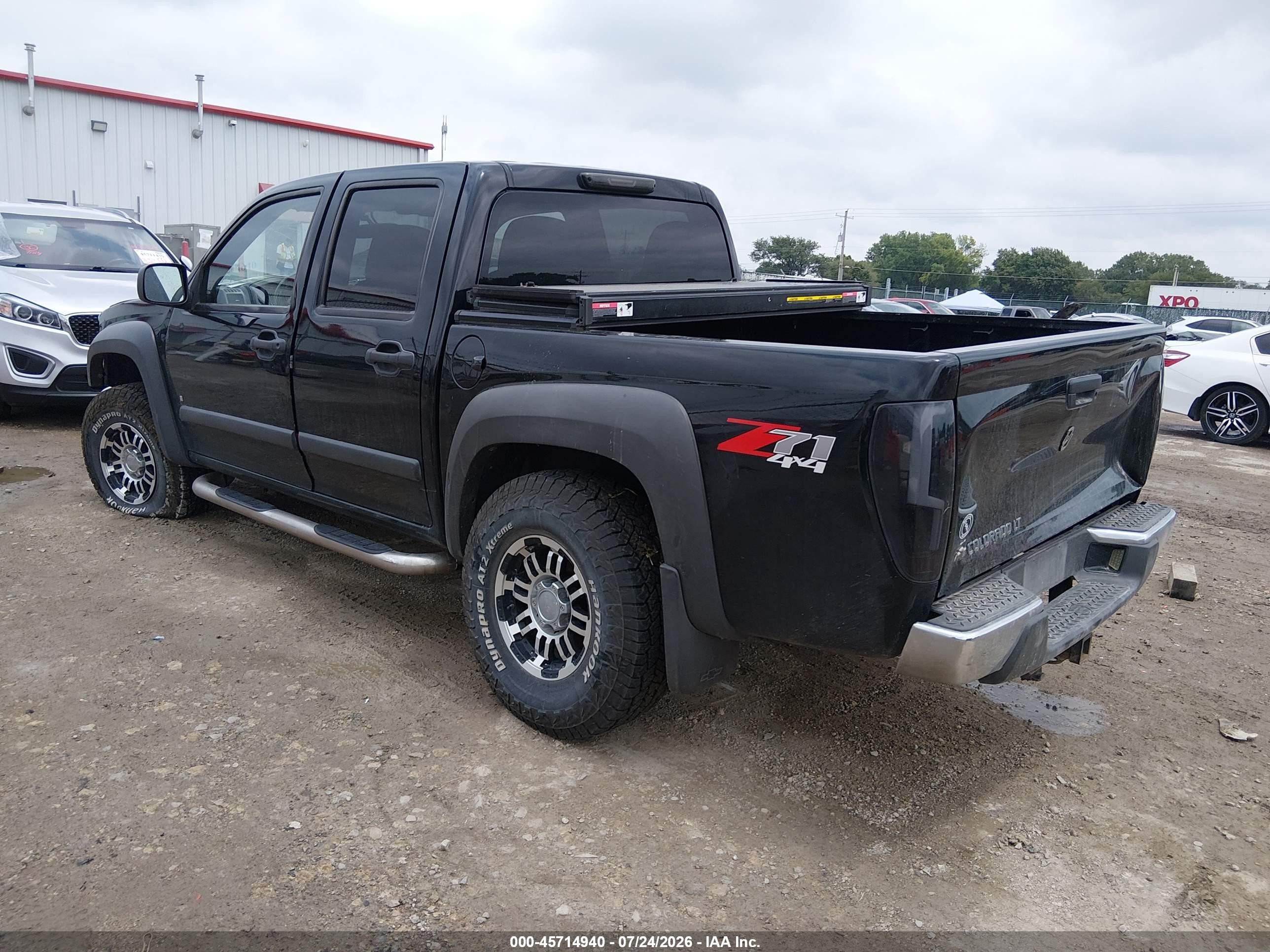 2007 Chevrolet Colorado Lt Black vin: 1GCDT13E278119198