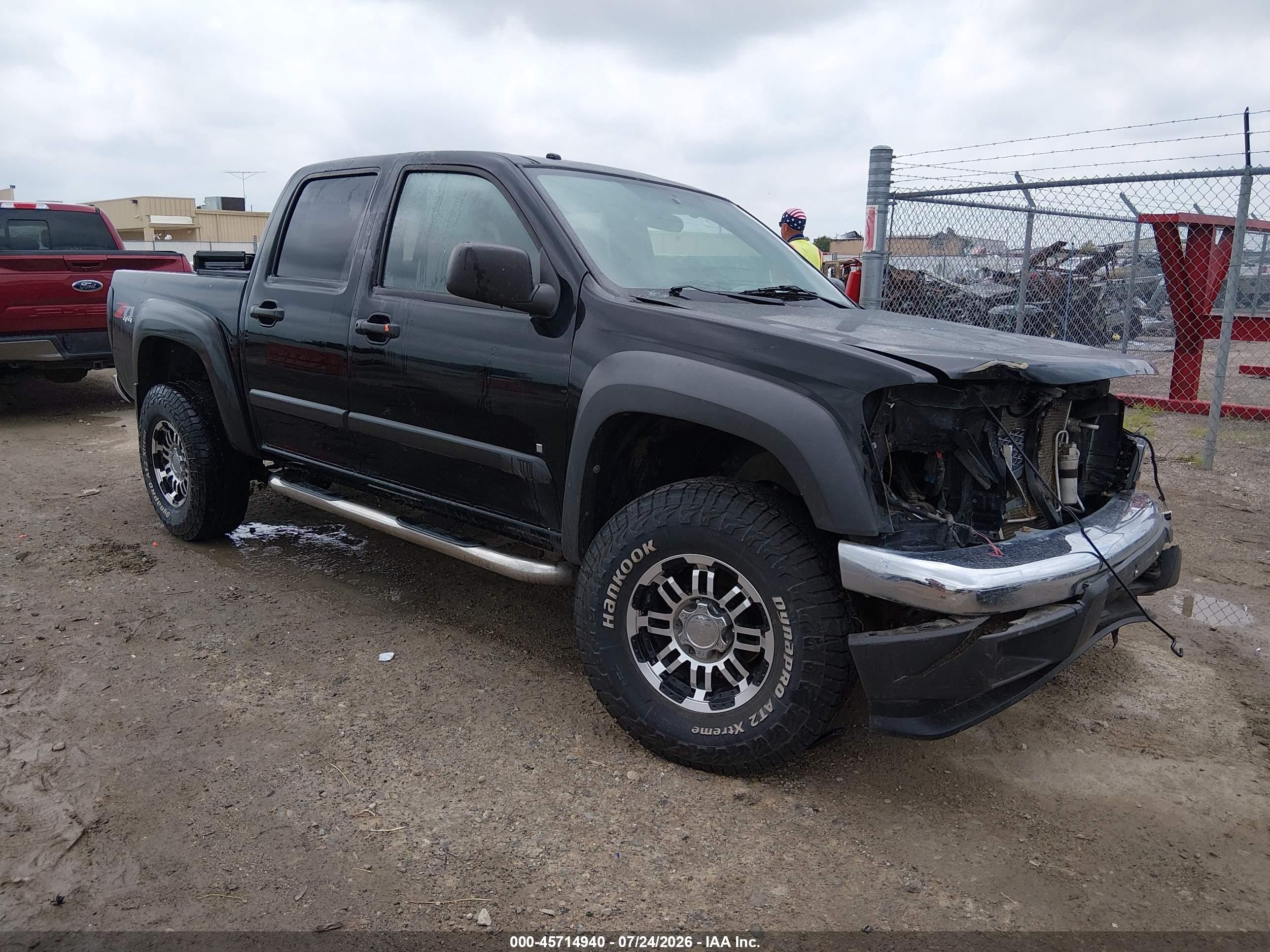 2007 Chevrolet Colorado Lt Black vin: 1GCDT13E278119198