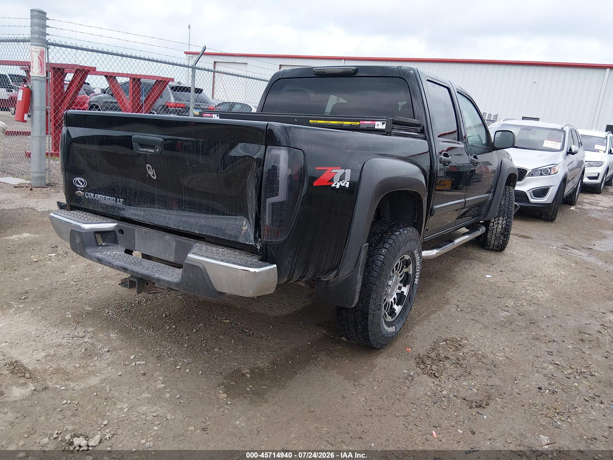 2007 Chevrolet Colorado Lt Black vin: 1GCDT13E278119198