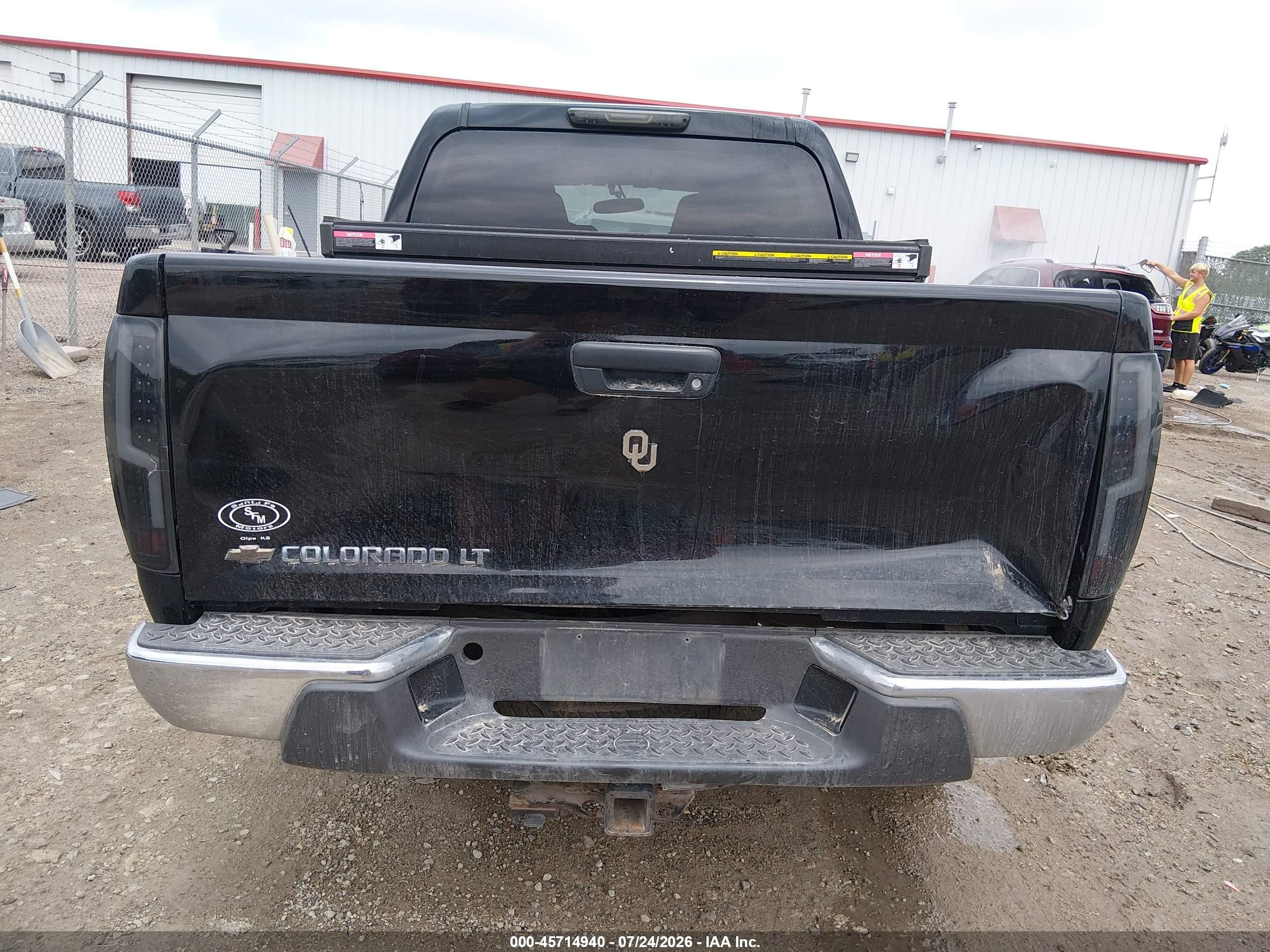 2007 Chevrolet Colorado Lt Black vin: 1GCDT13E278119198
