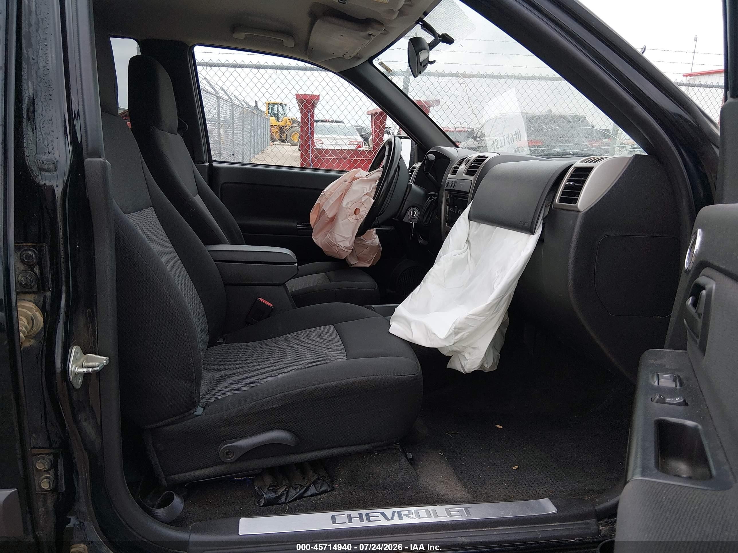 2007 Chevrolet Colorado Lt Black vin: 1GCDT13E278119198