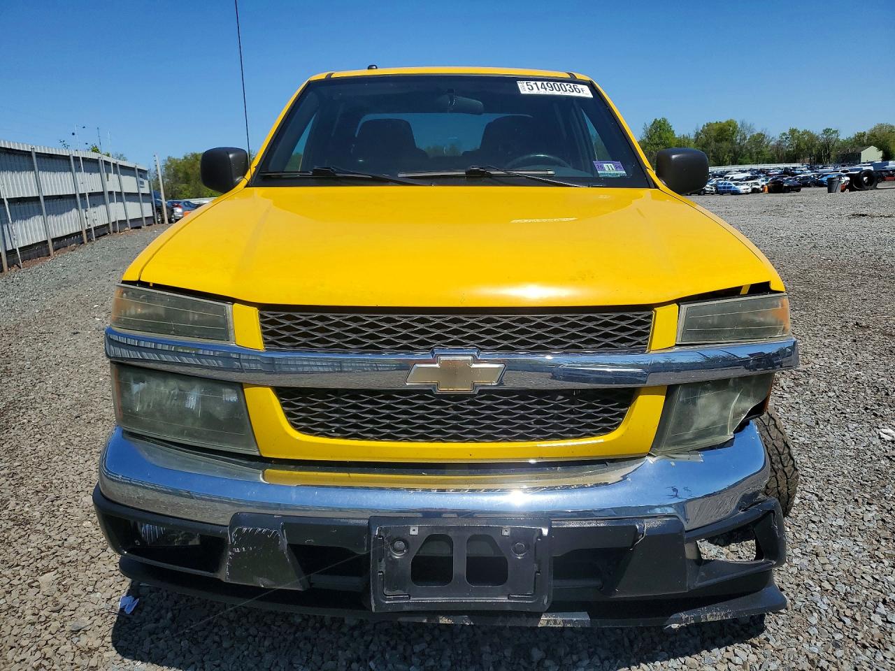 2007 Chevrolet Colorado Yellow vin: 1GCDT13E278165680
