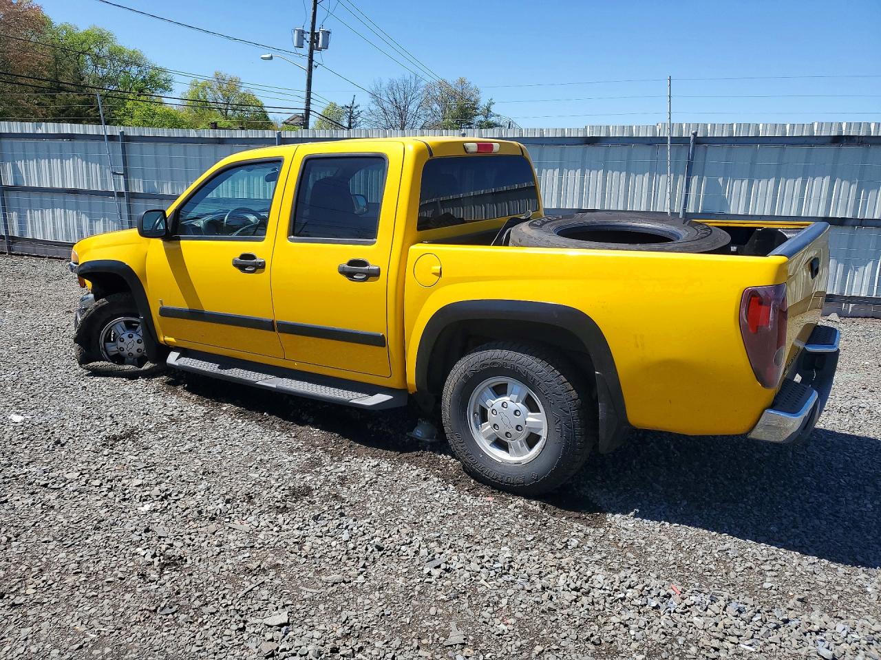 2007 Chevrolet Colorado Yellow vin: 1GCDT13E278165680