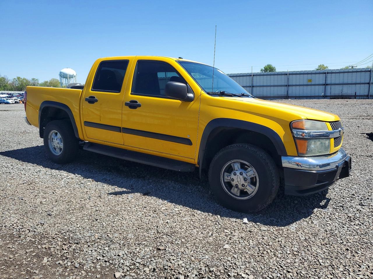 2007 Chevrolet Colorado Yellow vin: 1GCDT13E278165680