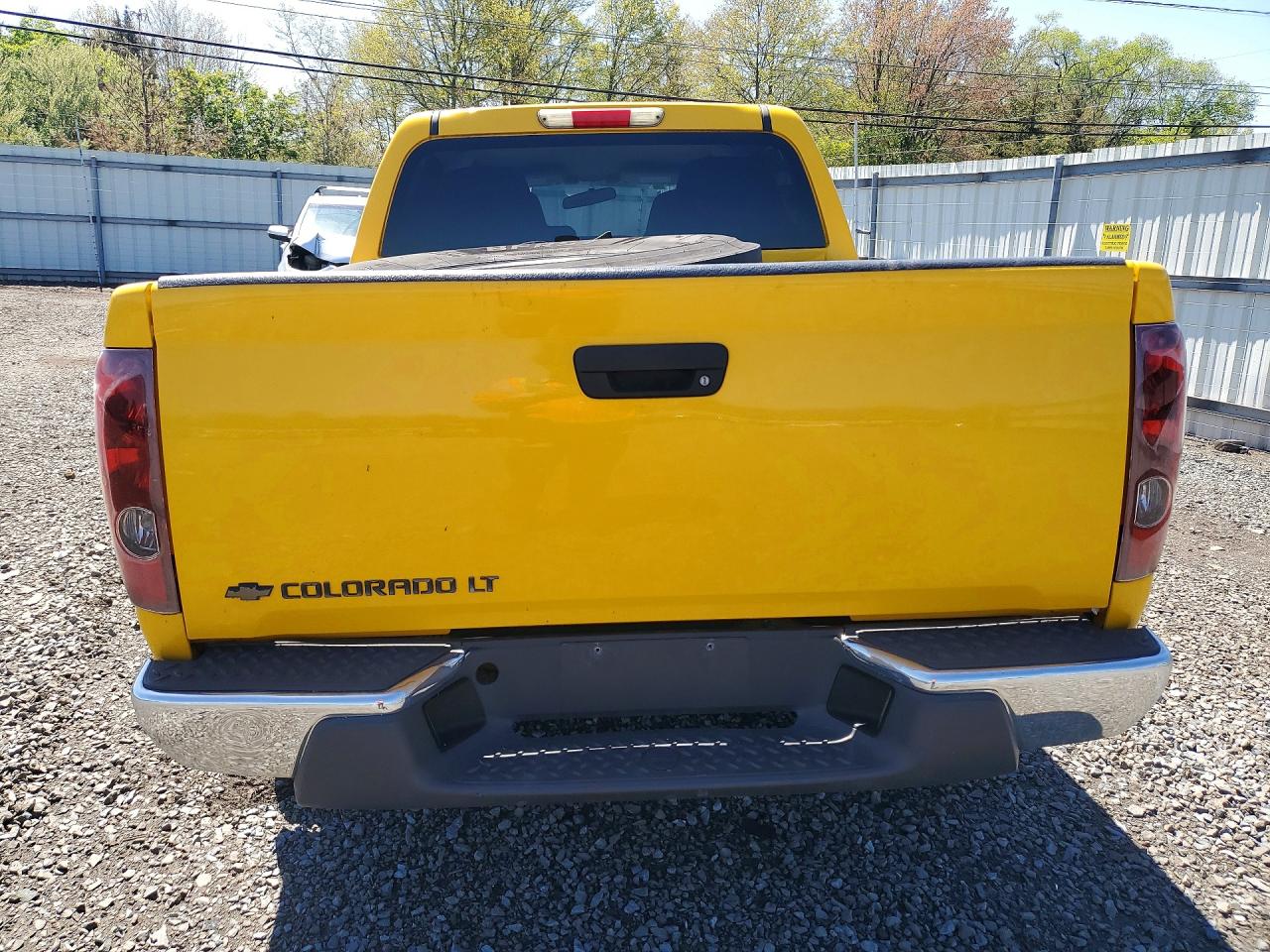 2007 Chevrolet Colorado Yellow vin: 1GCDT13E278165680
