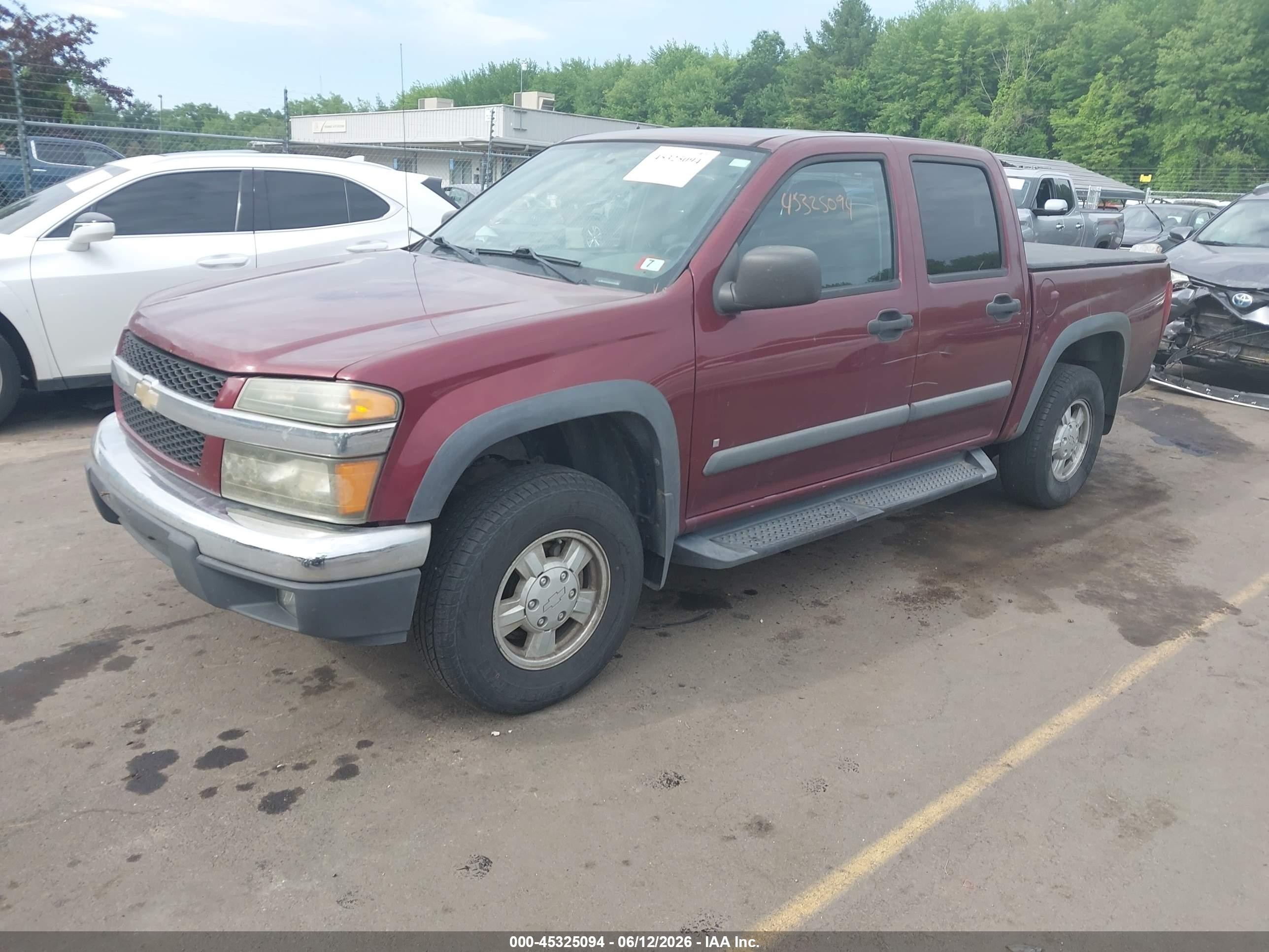 2007 Chevrolet Colorado Lt Red vin: 1GCDT13E478106856