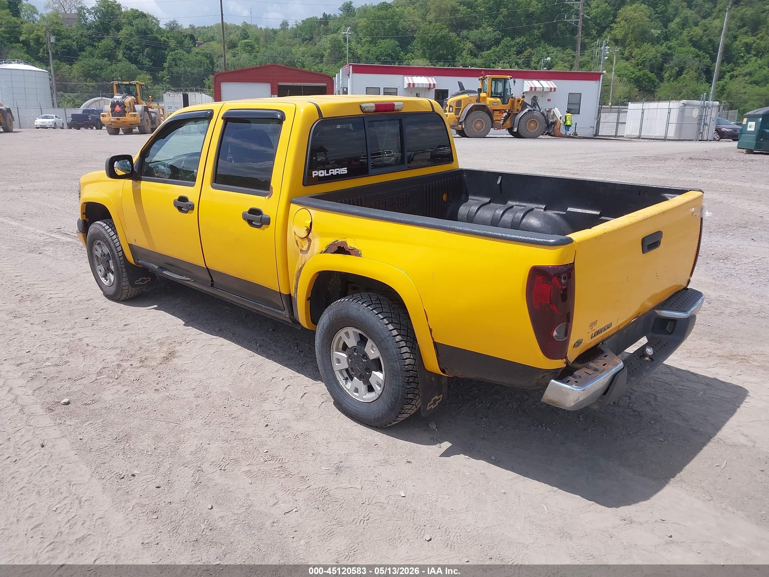 2007 Chevrolet Colorado Lt Yellow vin: 1GCDT13E478211574
