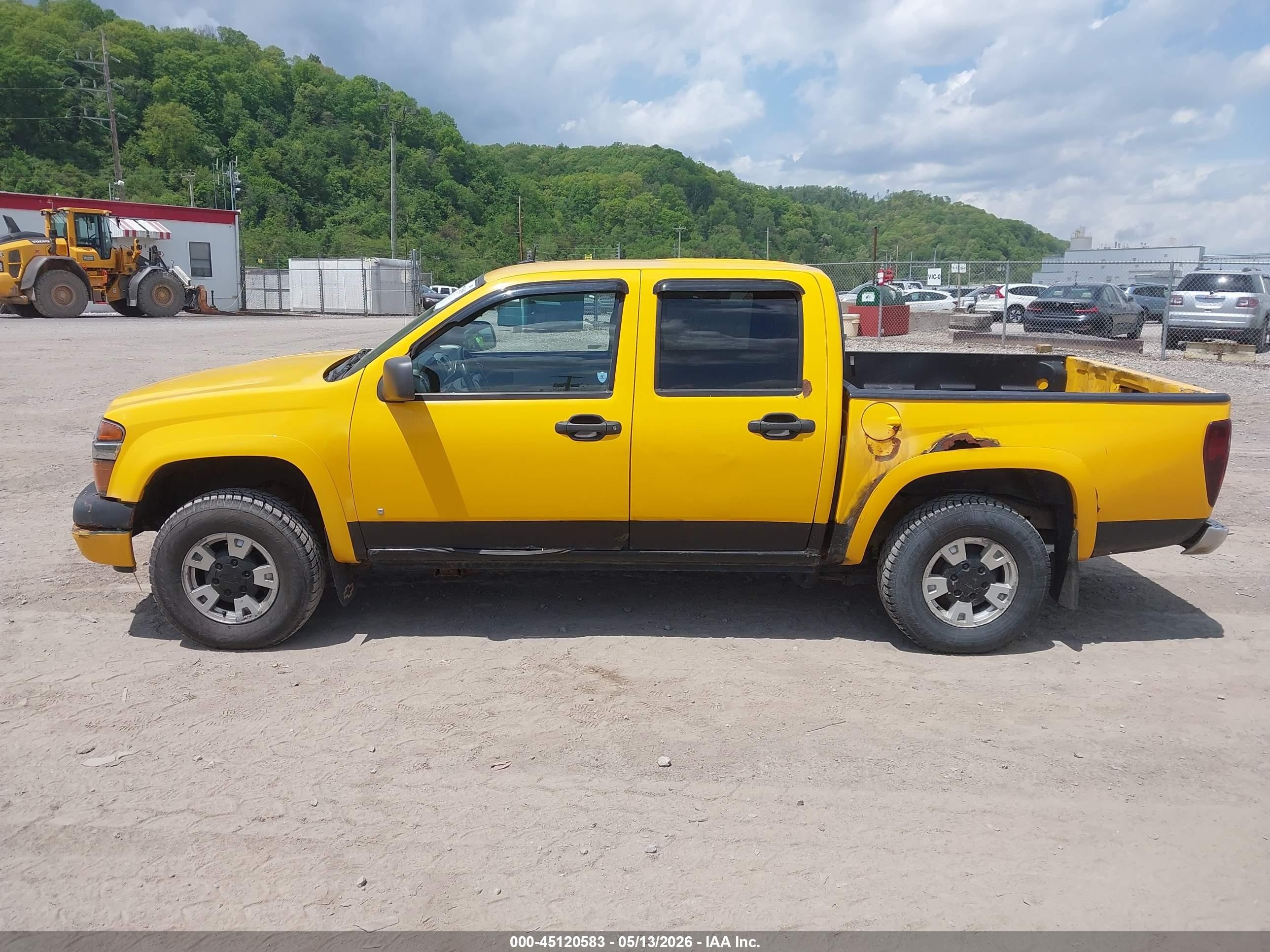 2007 Chevrolet Colorado Lt Yellow vin: 1GCDT13E478211574