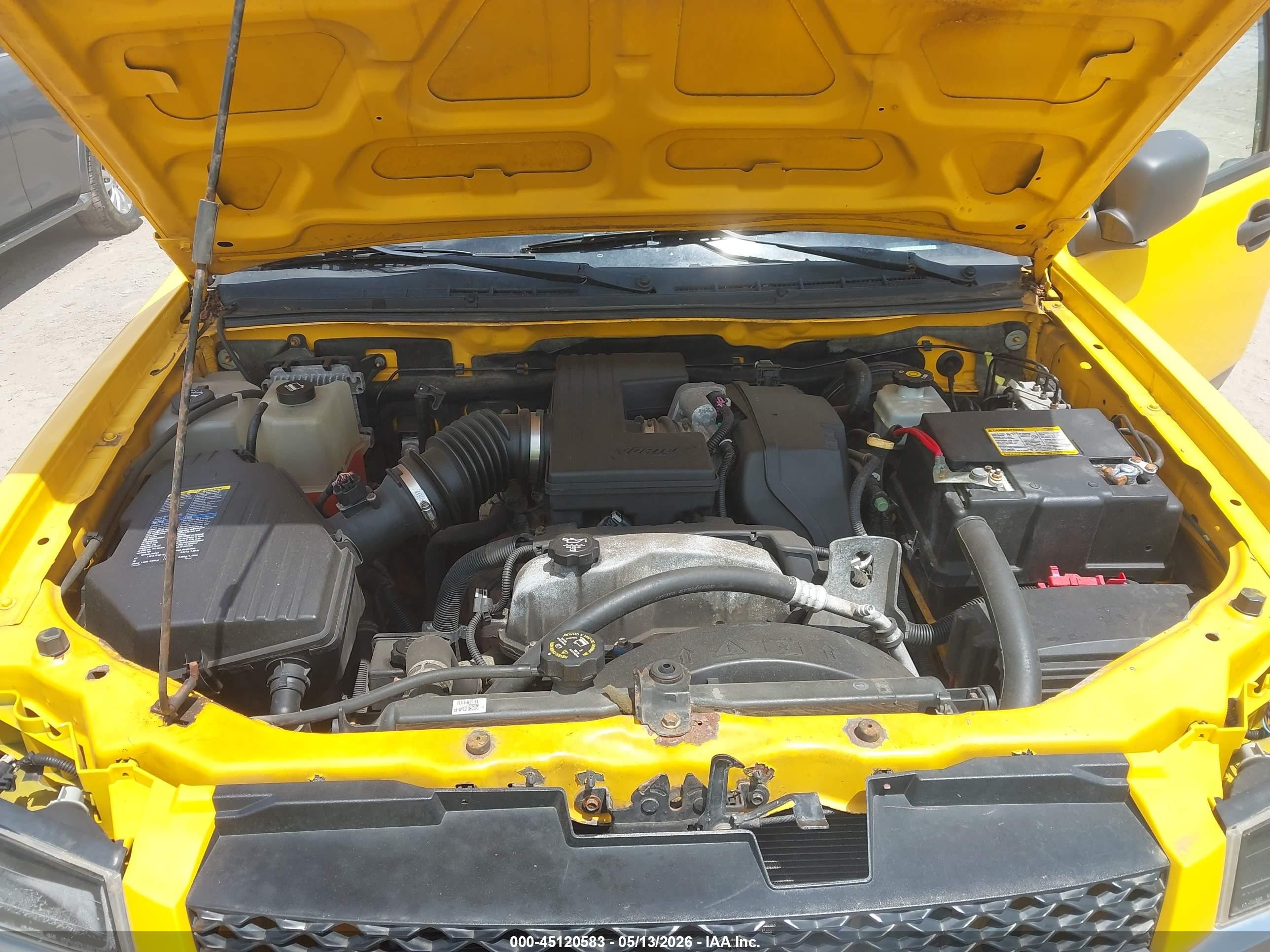 2007 Chevrolet Colorado Lt Yellow vin: 1GCDT13E478211574