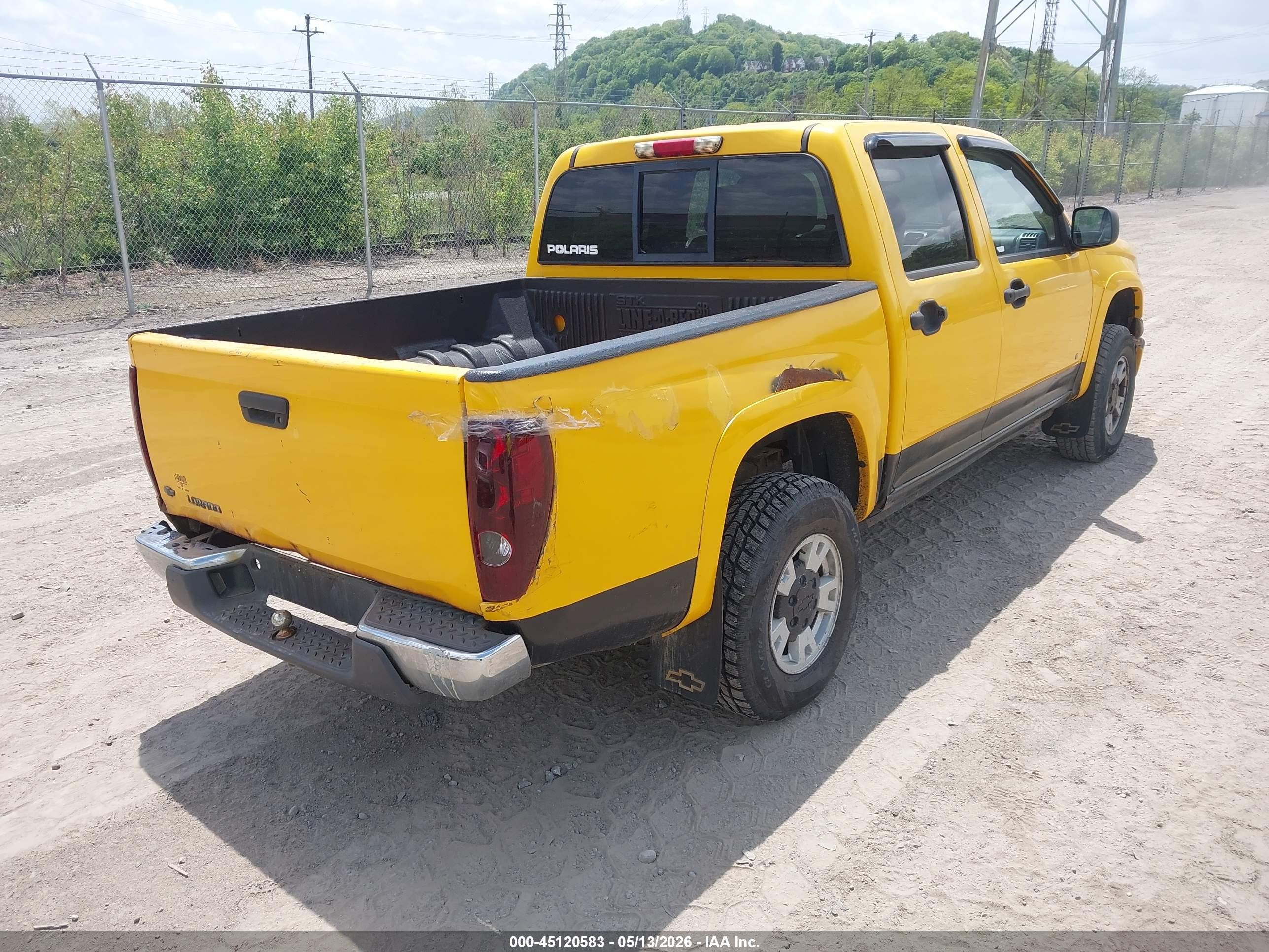 2007 Chevrolet Colorado Lt Yellow vin: 1GCDT13E478211574