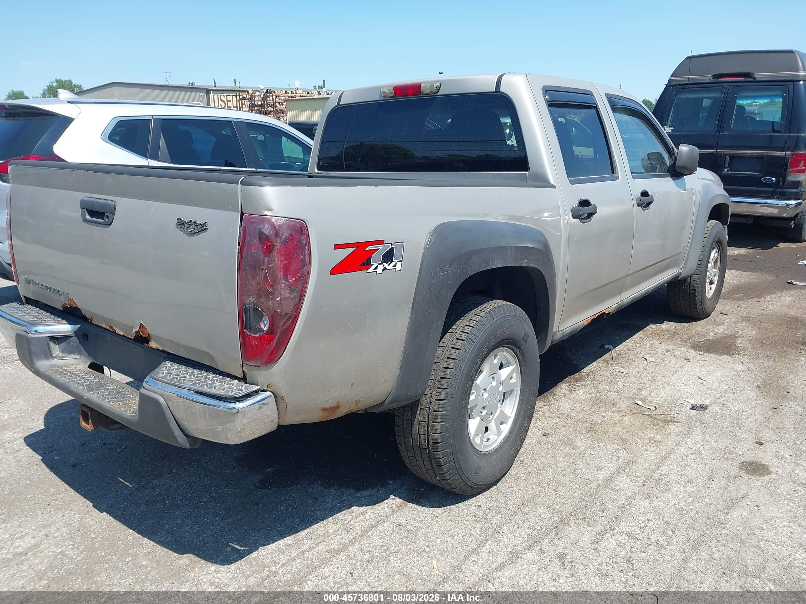 2007 Chevrolet Colorado Lt Tan vin: 1GCDT13E478250052