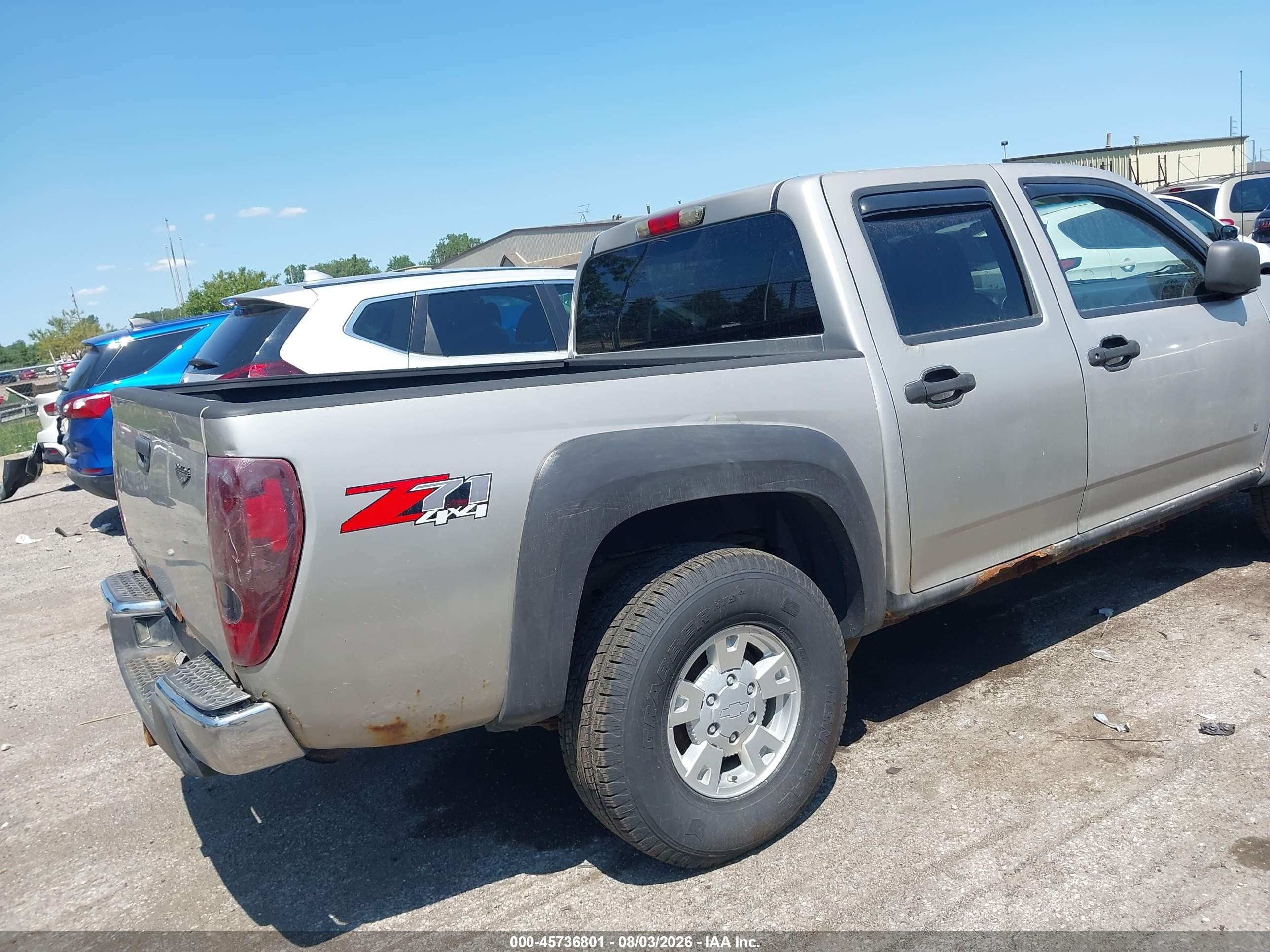 2007 Chevrolet Colorado Lt Tan vin: 1GCDT13E478250052