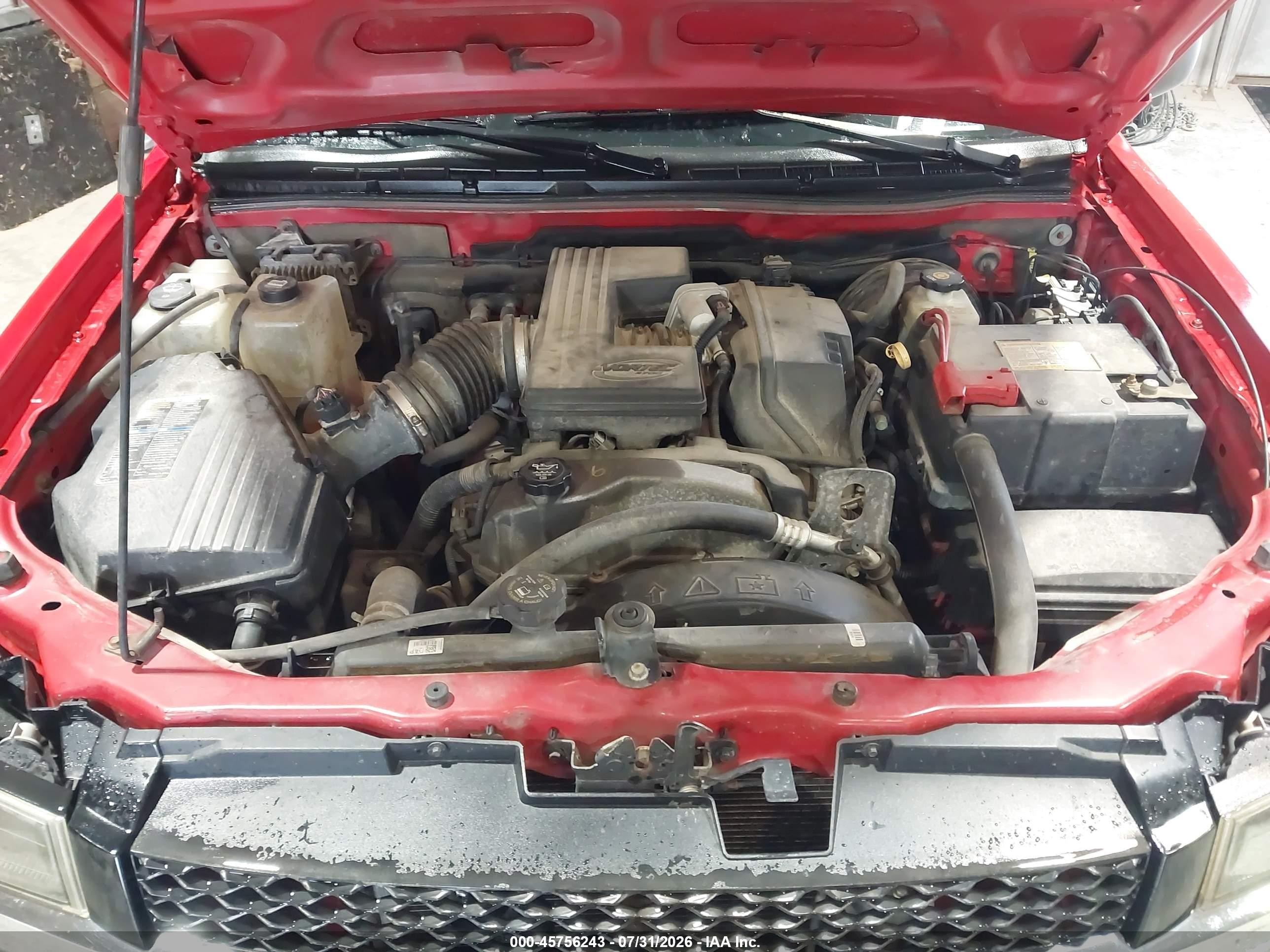 2007 Chevrolet Colorado Lt Red vin: 1GCDT13E578193747