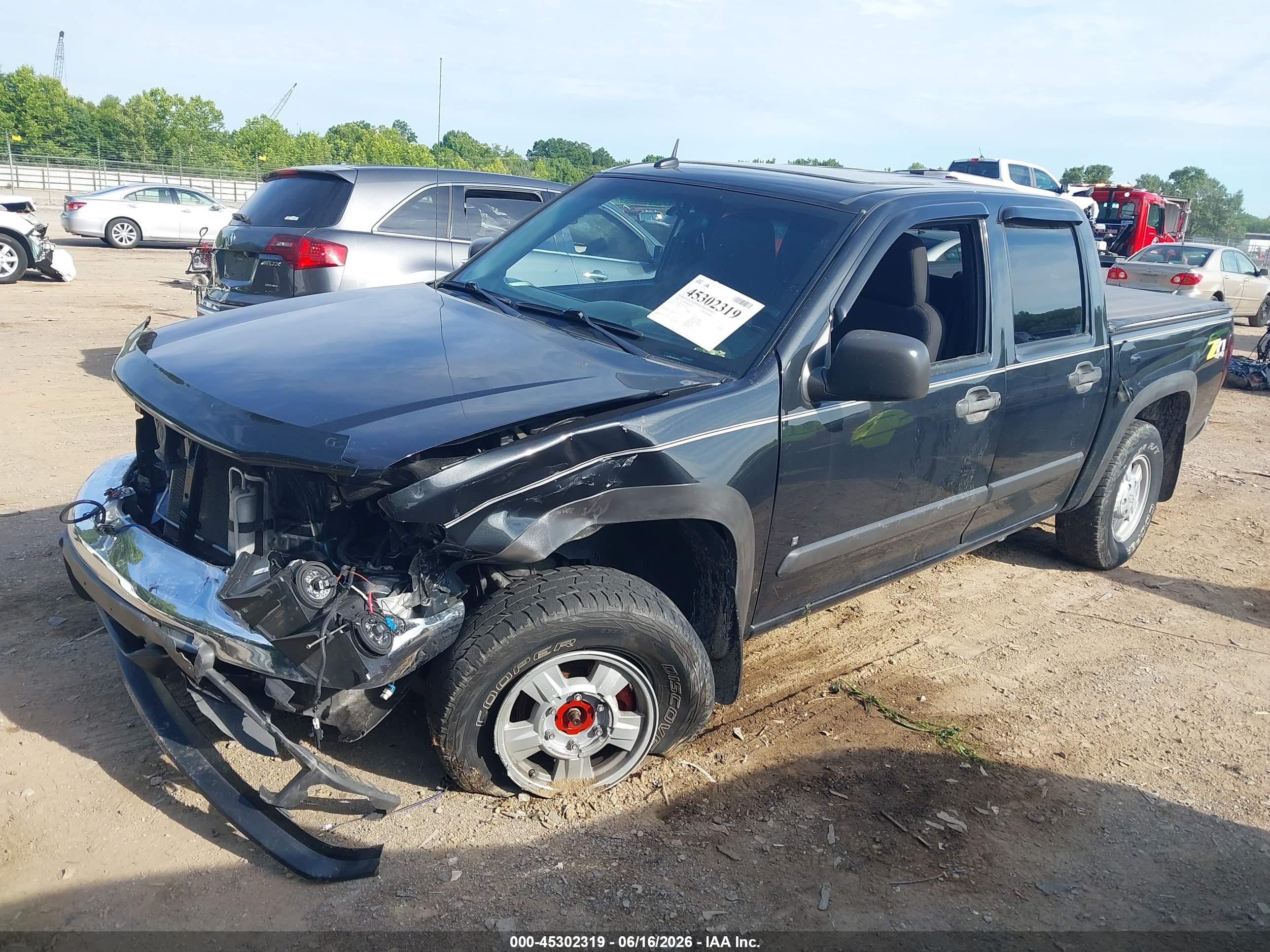 2008 Chevrolet Colorado Lt Black vin: 1GCDT13E588130147