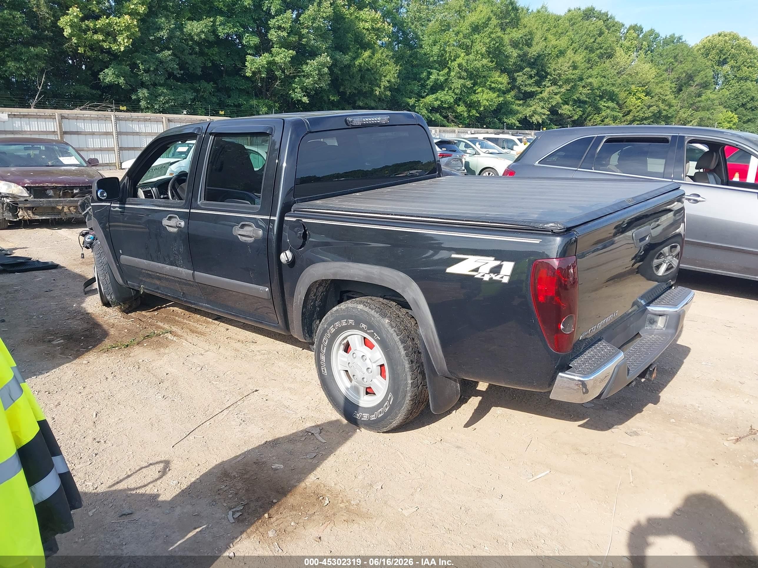 2008 Chevrolet Colorado Lt Black vin: 1GCDT13E588130147