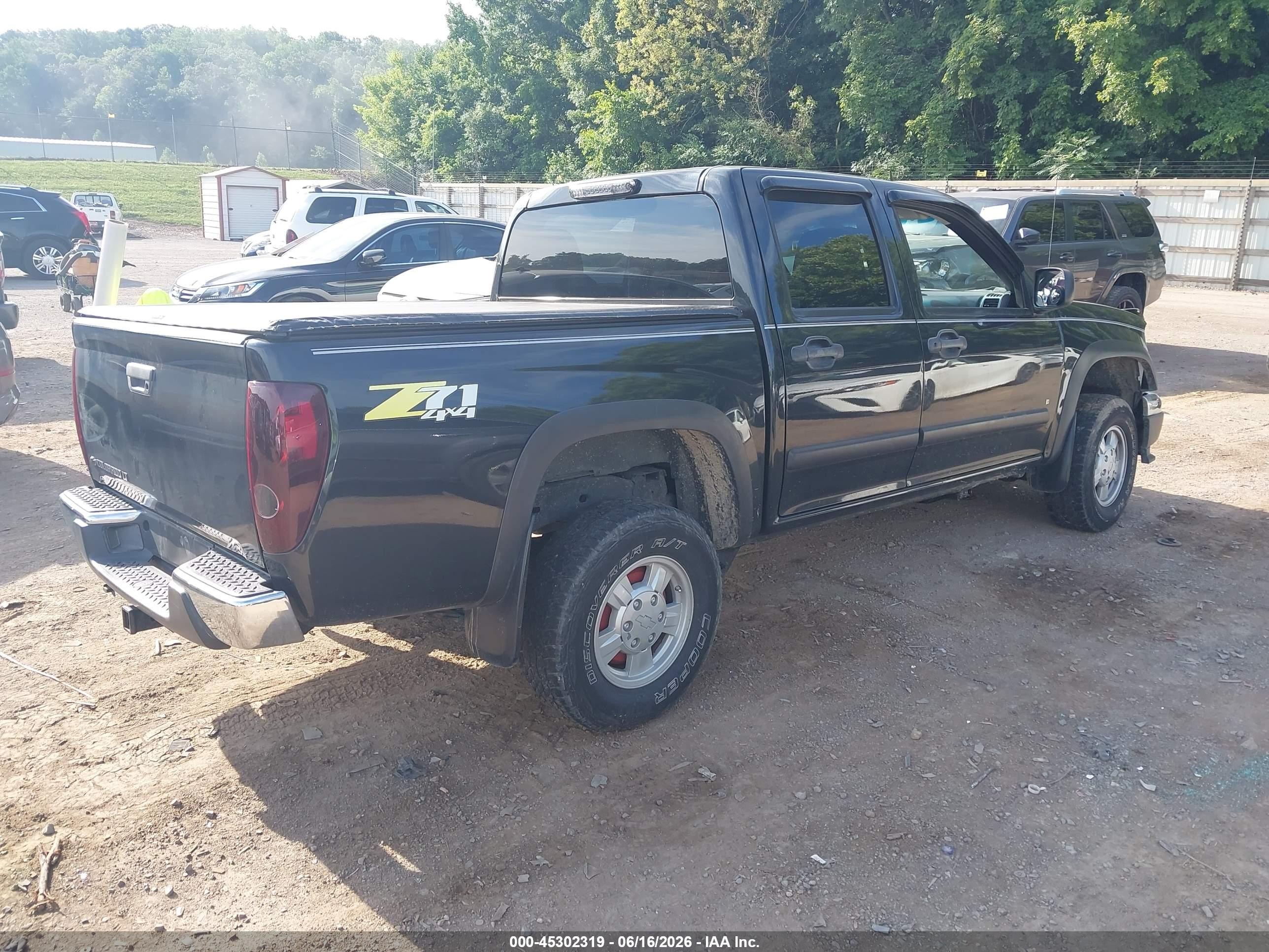 2008 Chevrolet Colorado Lt Black vin: 1GCDT13E588130147