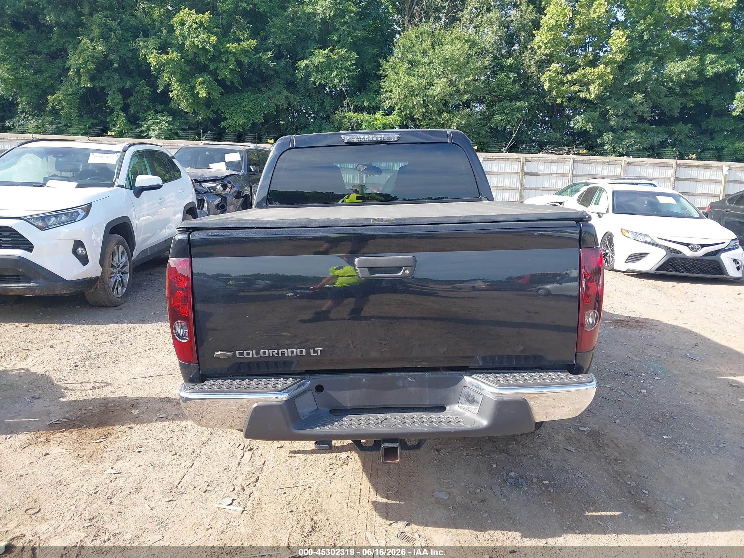 2008 Chevrolet Colorado Lt Black vin: 1GCDT13E588130147