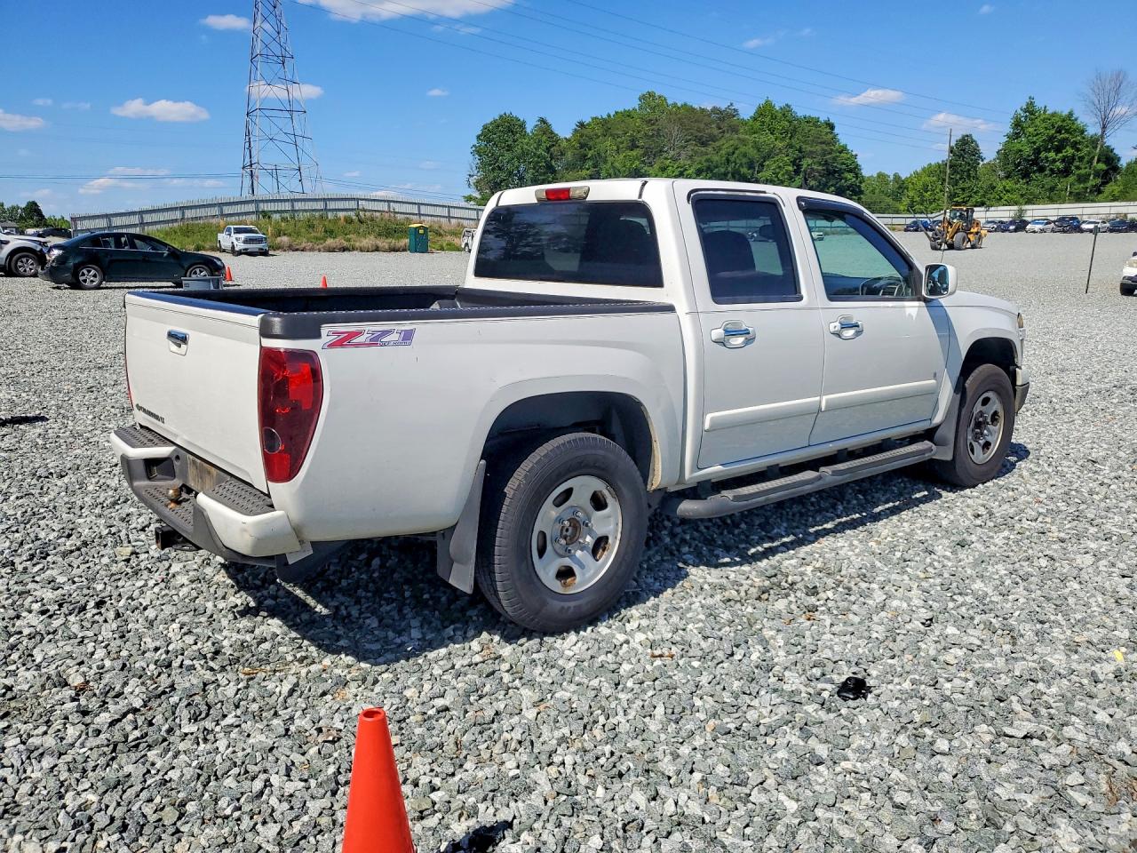 2009 Chevrolet Colorado White vin: 1GCDT13E598102236
