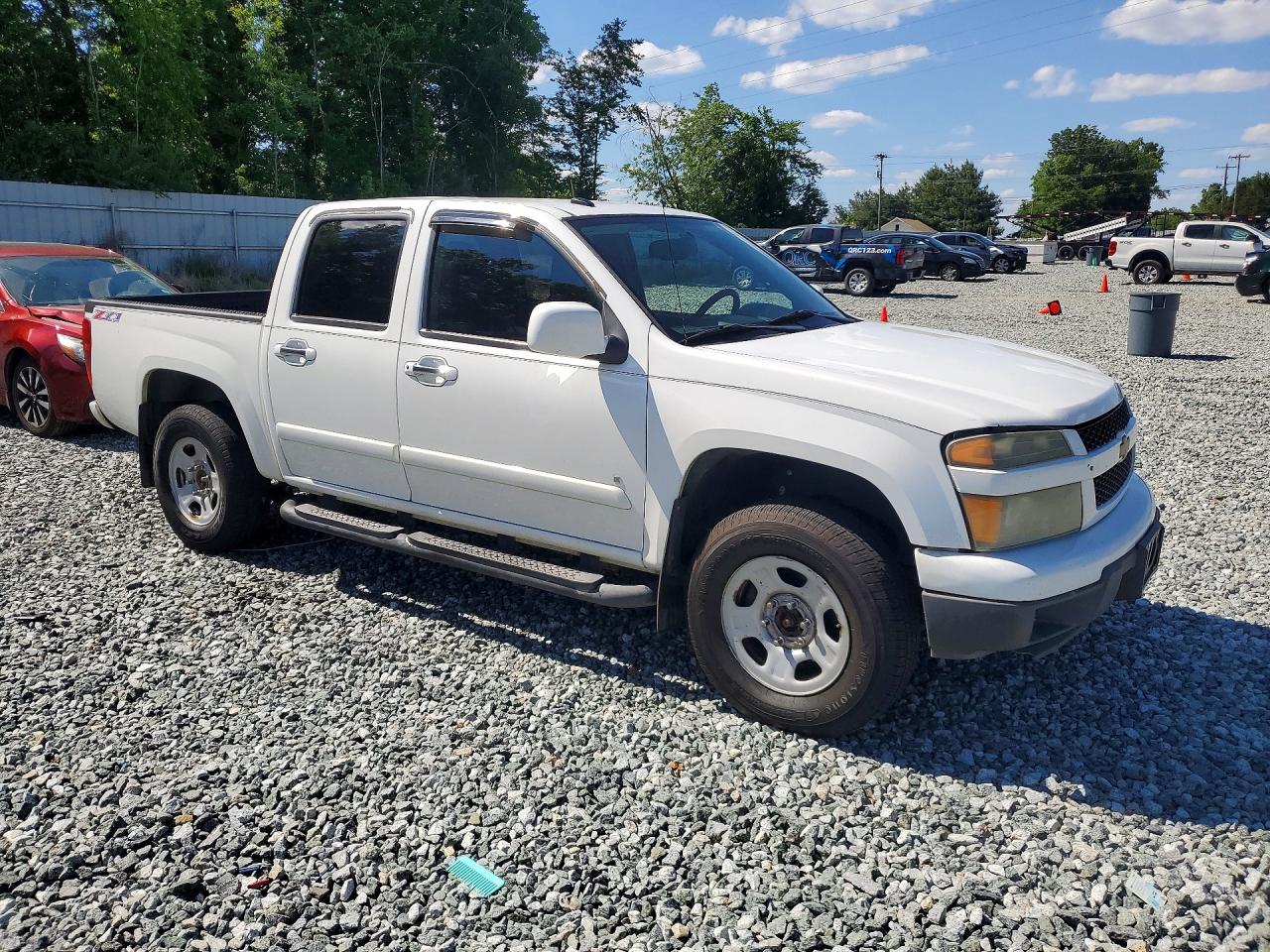 2009 Chevrolet Colorado White vin: 1GCDT13E598102236