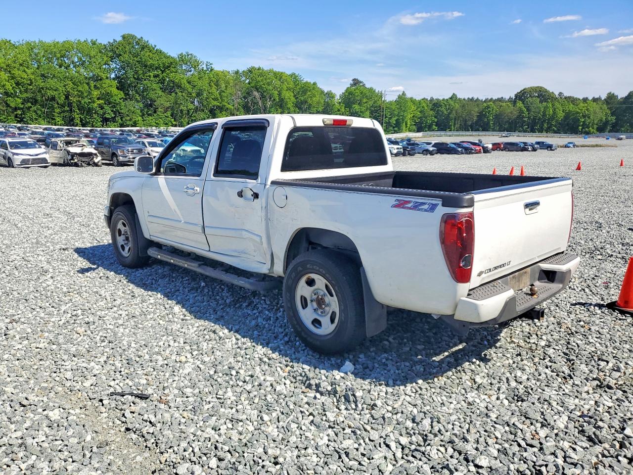 2009 Chevrolet Colorado White vin: 1GCDT13E598102236