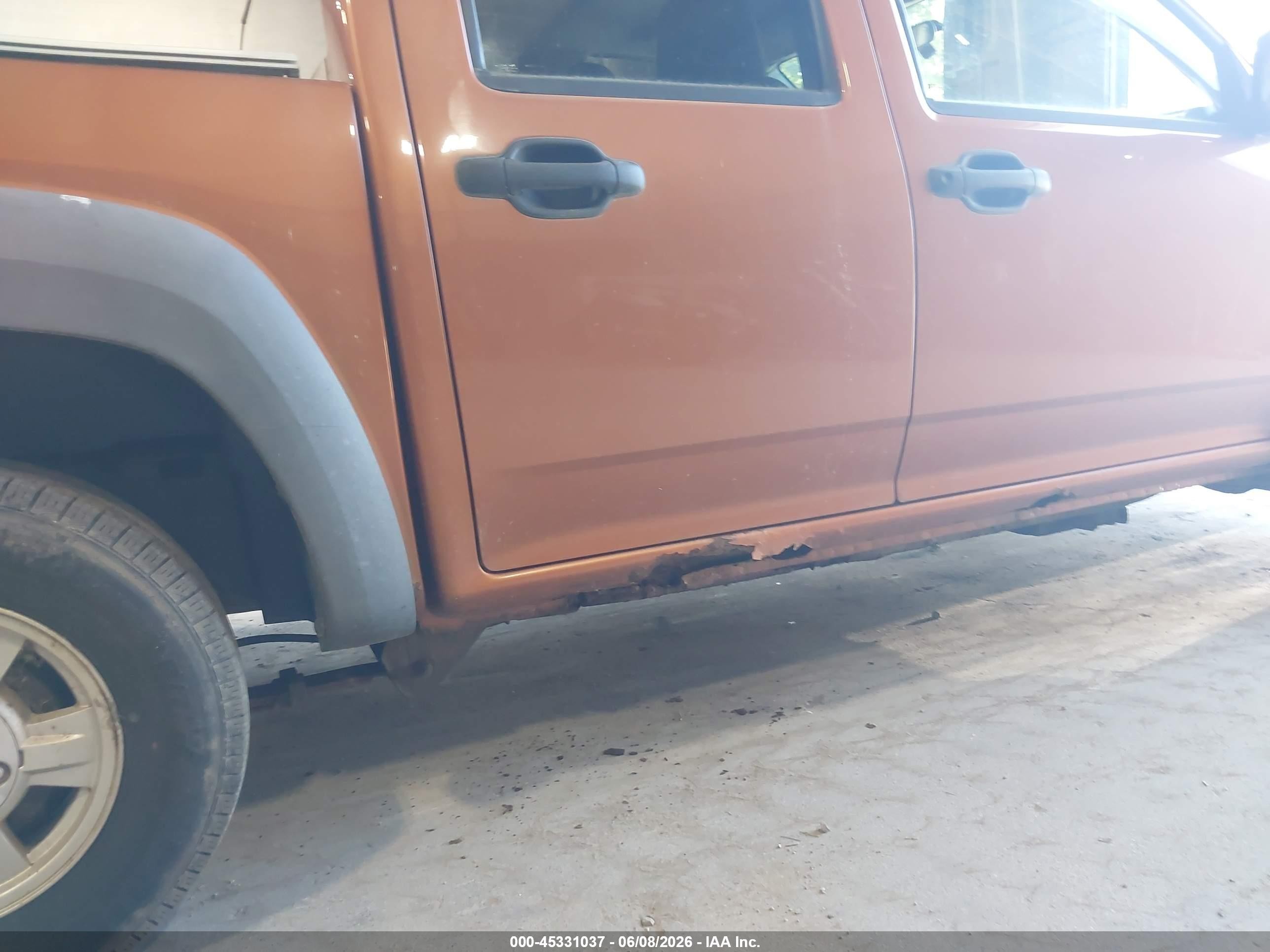 2007 Chevrolet Colorado Lt Оранжевый vin: 1GCDT13E678198245