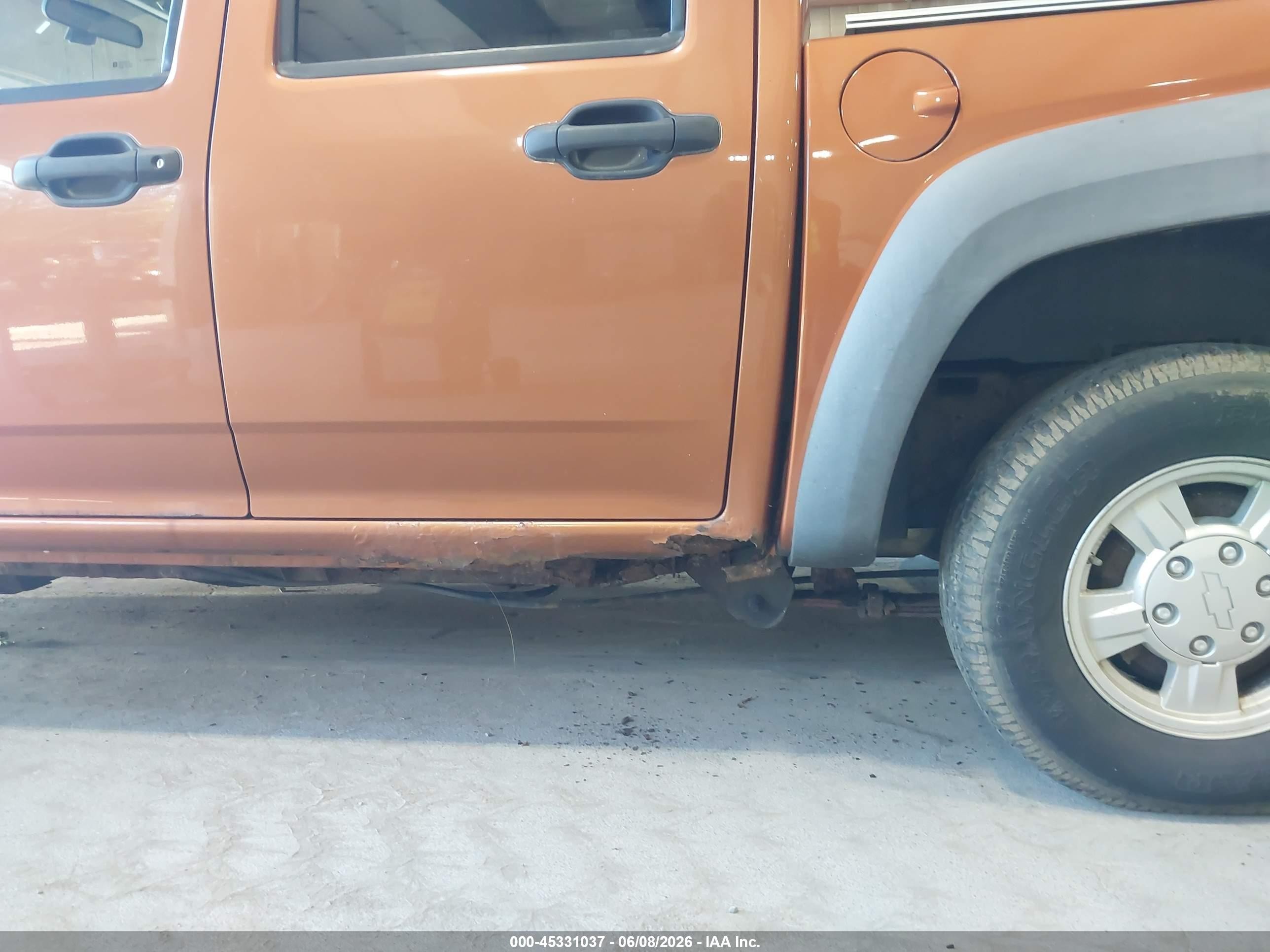 2007 Chevrolet Colorado Lt Оранжевый vin: 1GCDT13E678198245