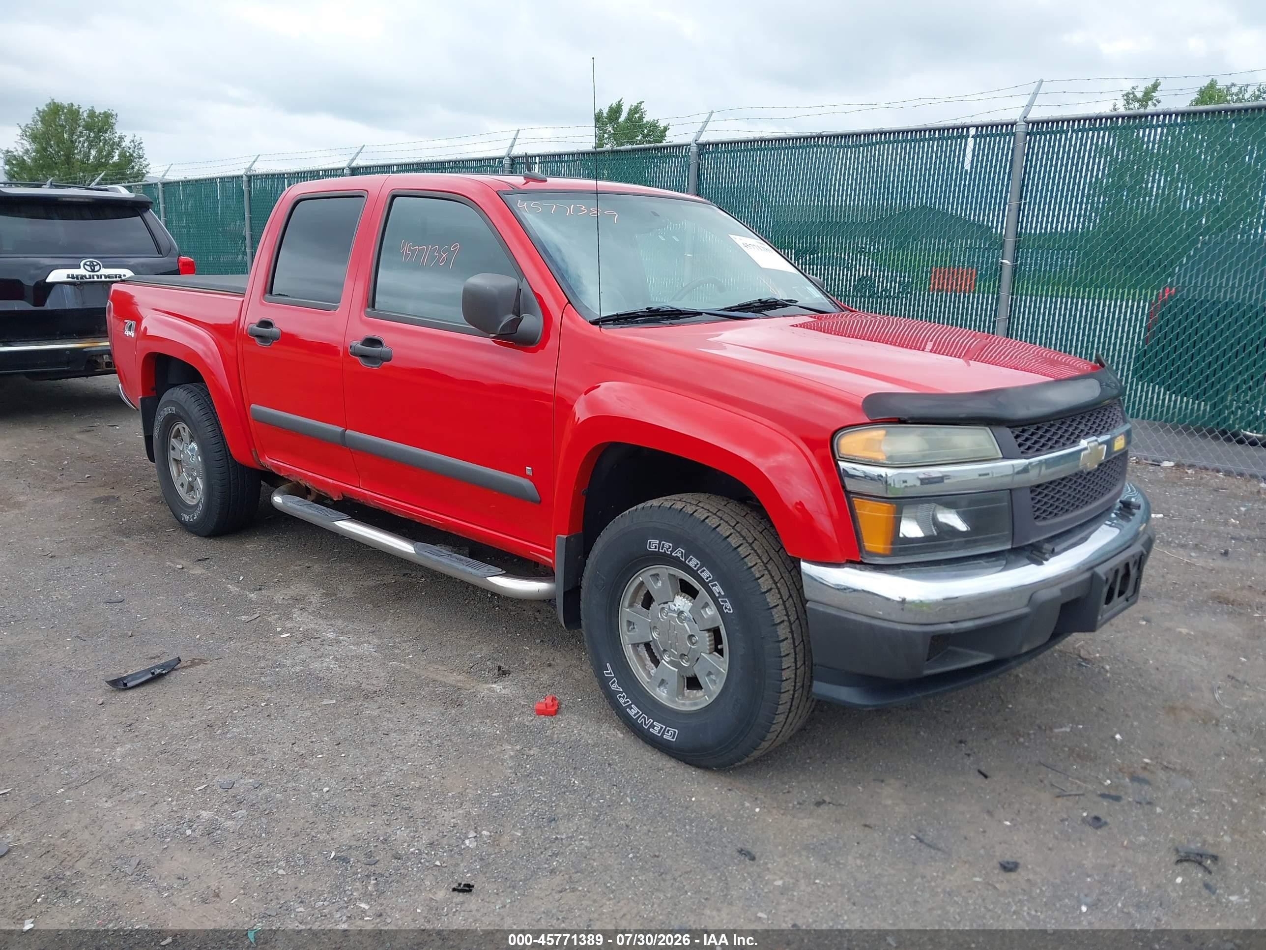 2008 Chevrolet Colorado Lt Red vin: 1GCDT13E688129363