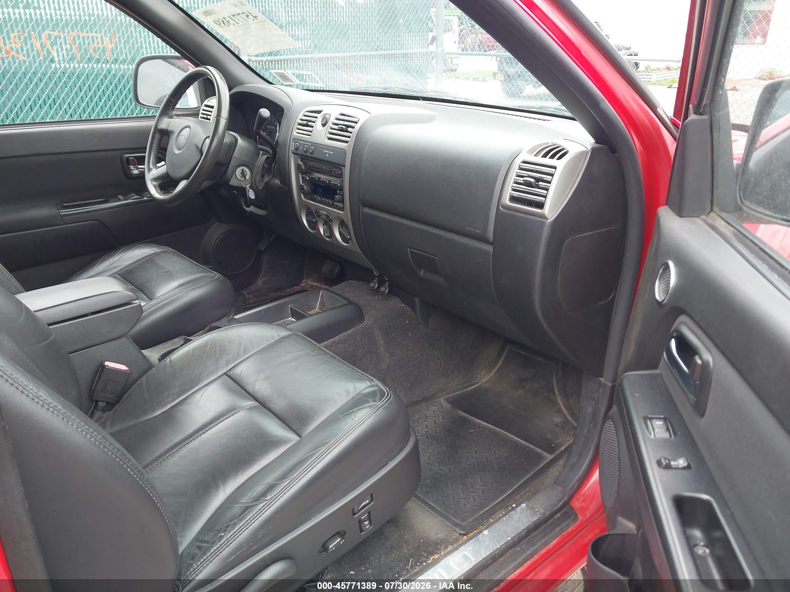 2008 Chevrolet Colorado Lt Red vin: 1GCDT13E688129363