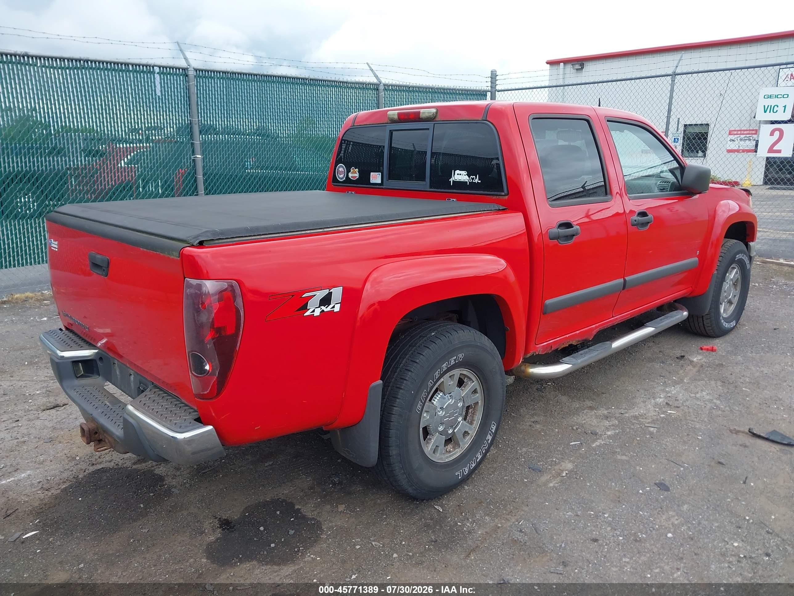 2008 Chevrolet Colorado Lt Red vin: 1GCDT13E688129363