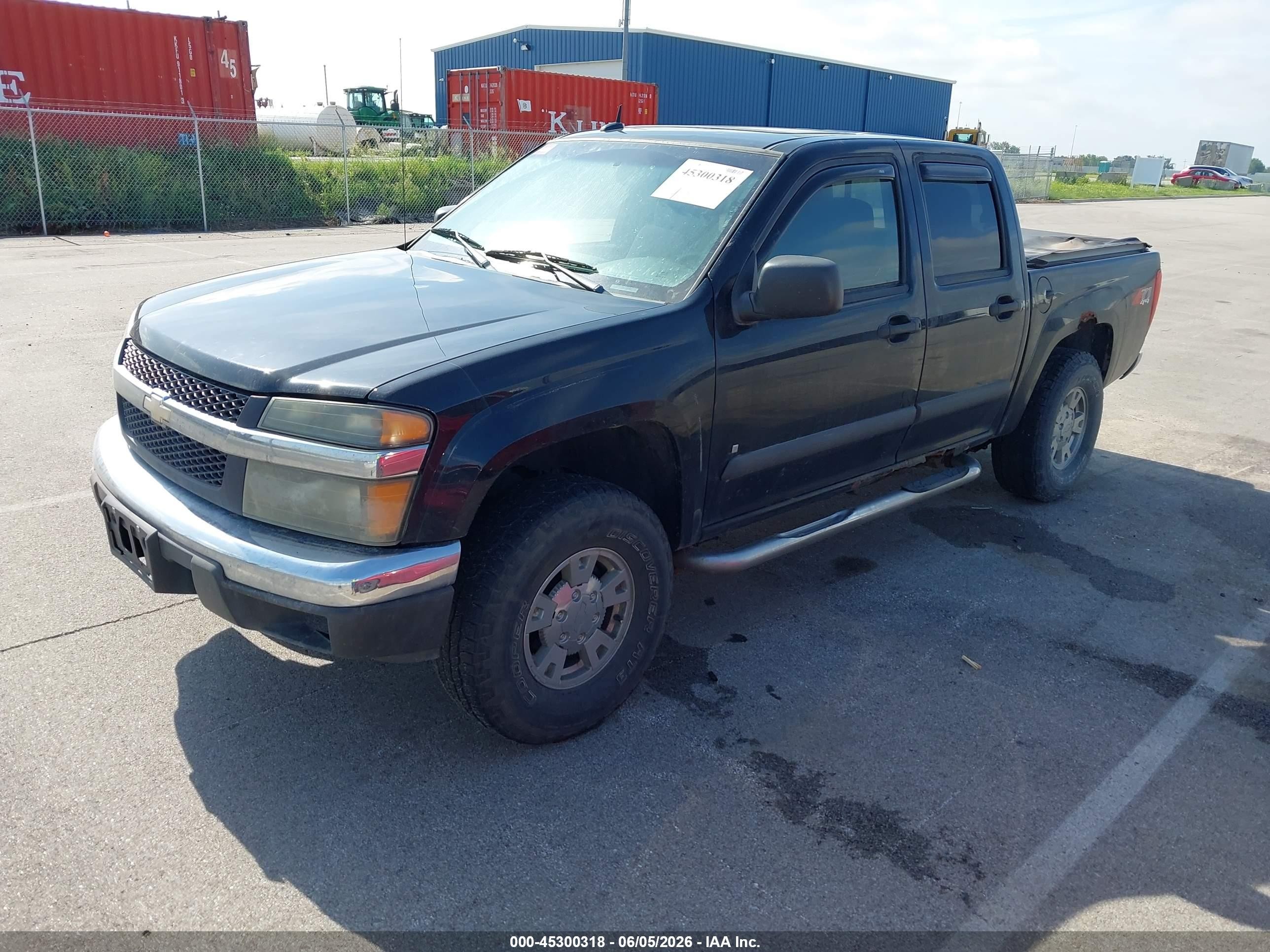 2008 Chevrolet Colorado Lt Black vin: 1GCDT13E688132070