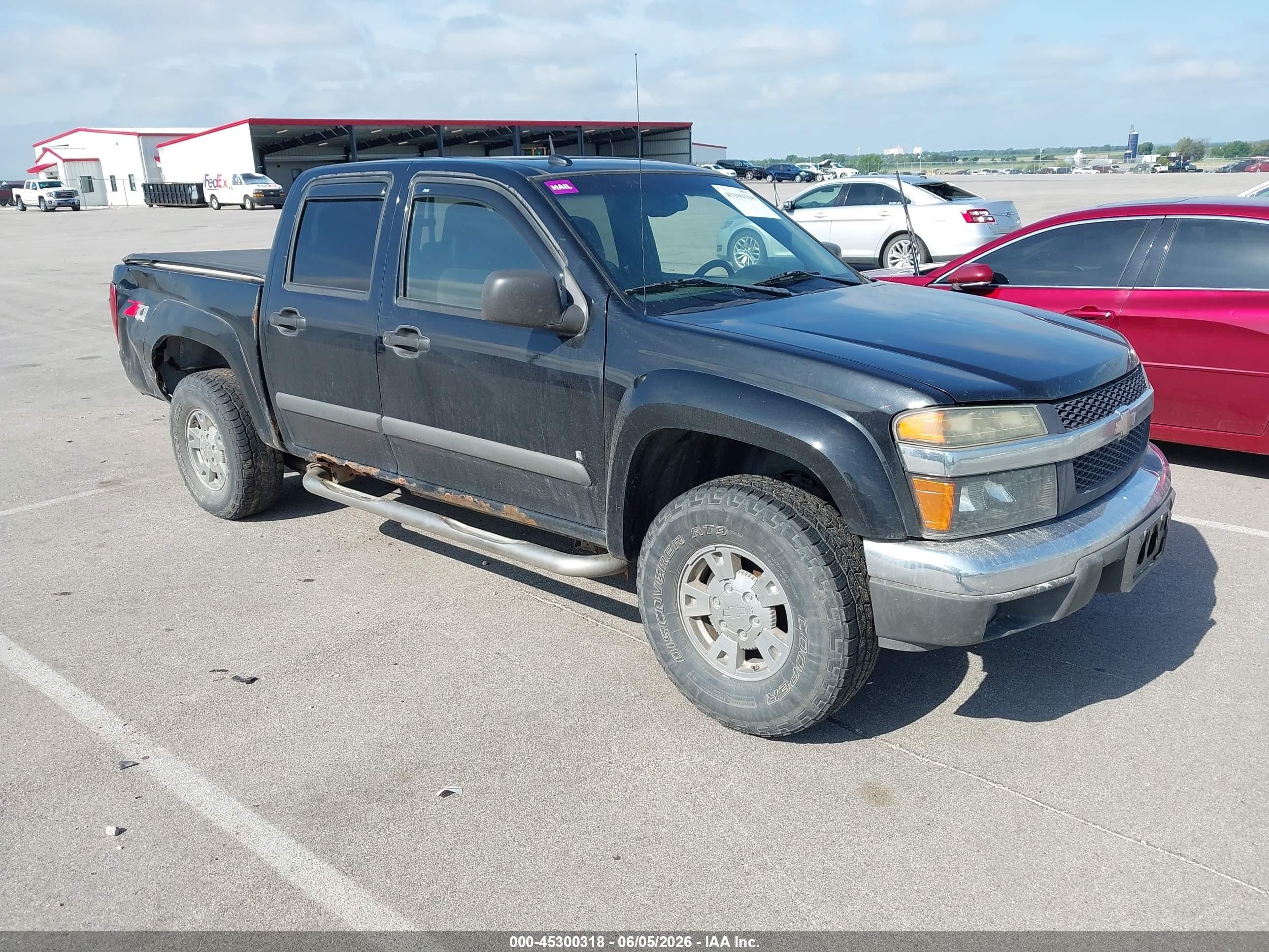 2008 Chevrolet Colorado Lt Black vin: 1GCDT13E688132070