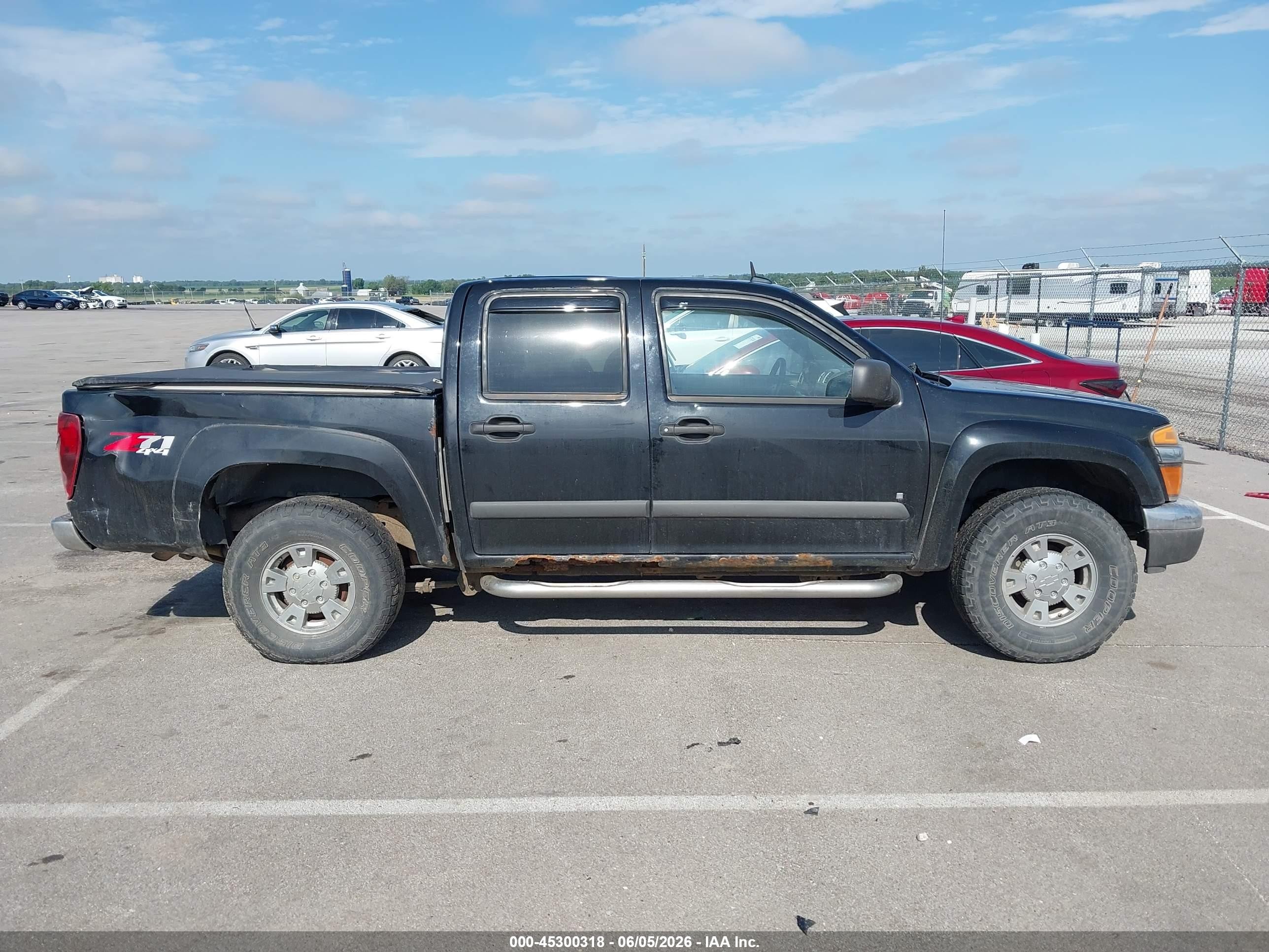 2008 Chevrolet Colorado Lt Black vin: 1GCDT13E688132070