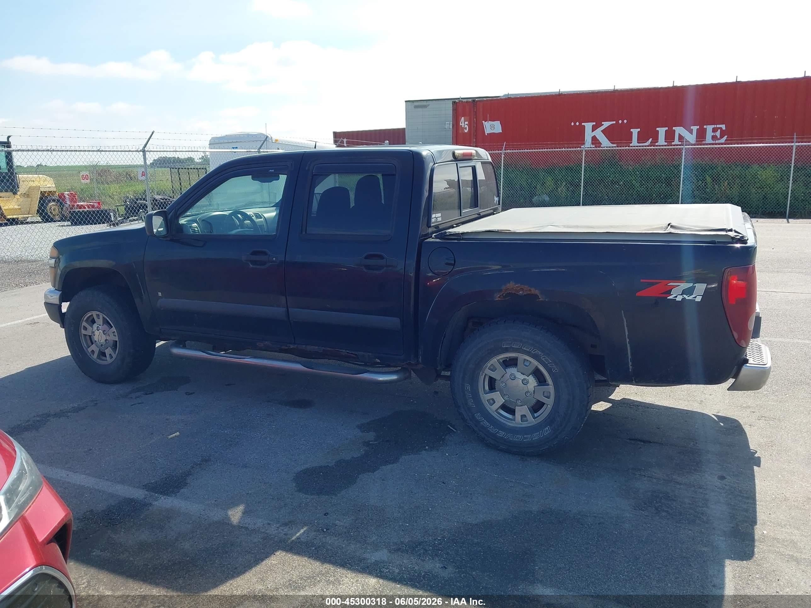 2008 Chevrolet Colorado Lt Black vin: 1GCDT13E688132070