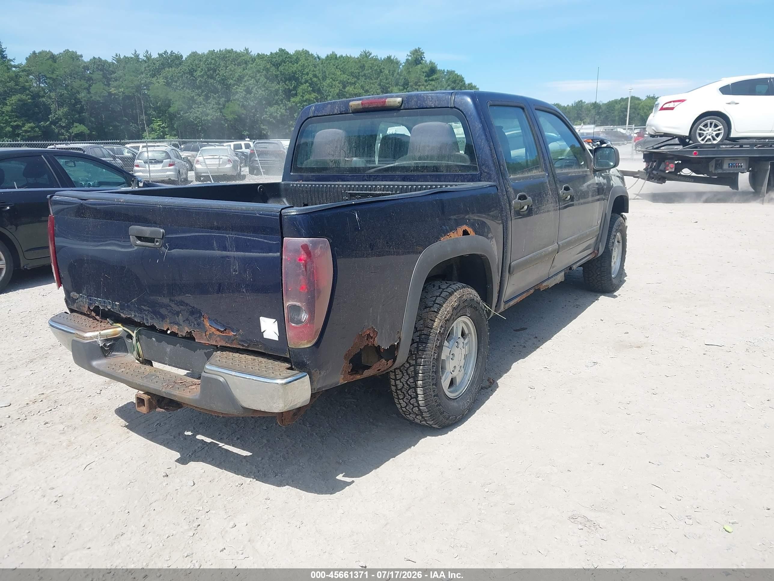 2007 Chevrolet Colorado Lt Blue vin: 1GCDT13E778231267