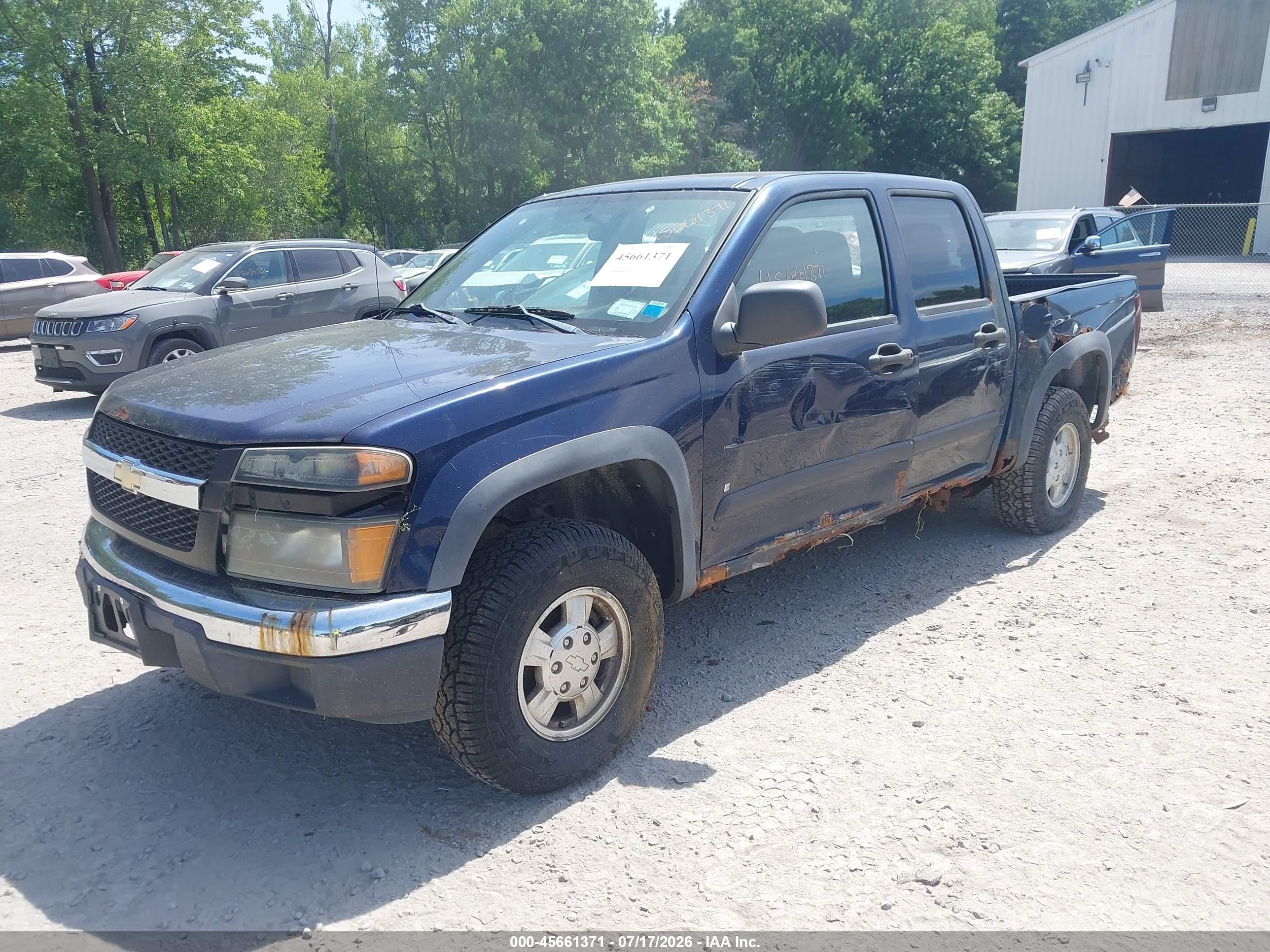 2007 Chevrolet Colorado Lt Blue vin: 1GCDT13E778231267