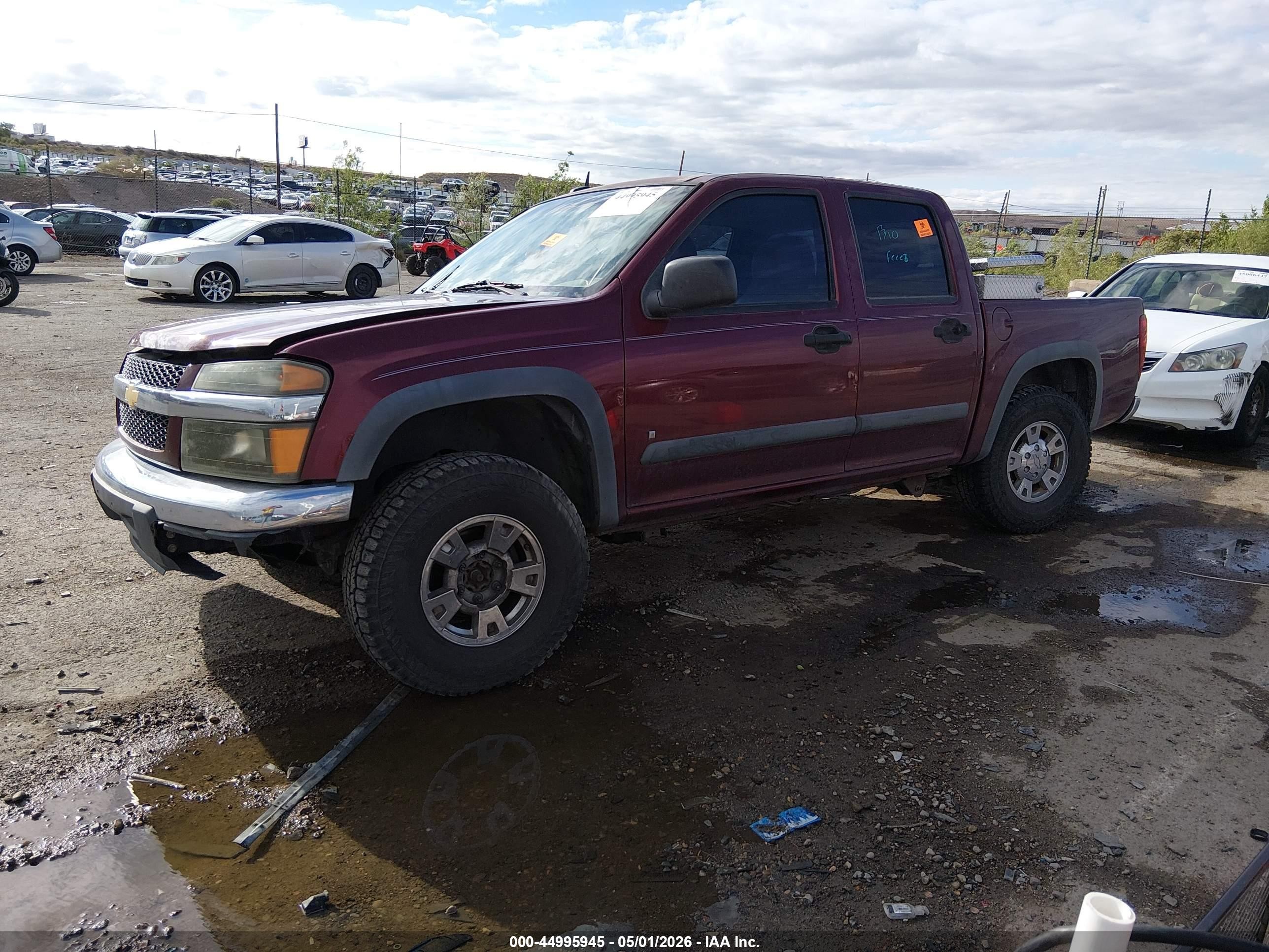 2008 Chevrolet Colorado Lt Красный vin: 1GCDT13E788168625