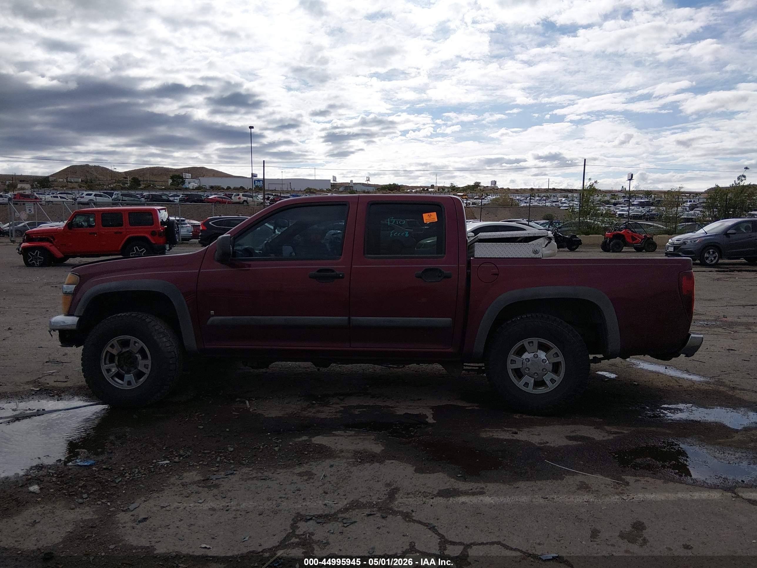 2008 Chevrolet Colorado Lt Красный vin: 1GCDT13E788168625