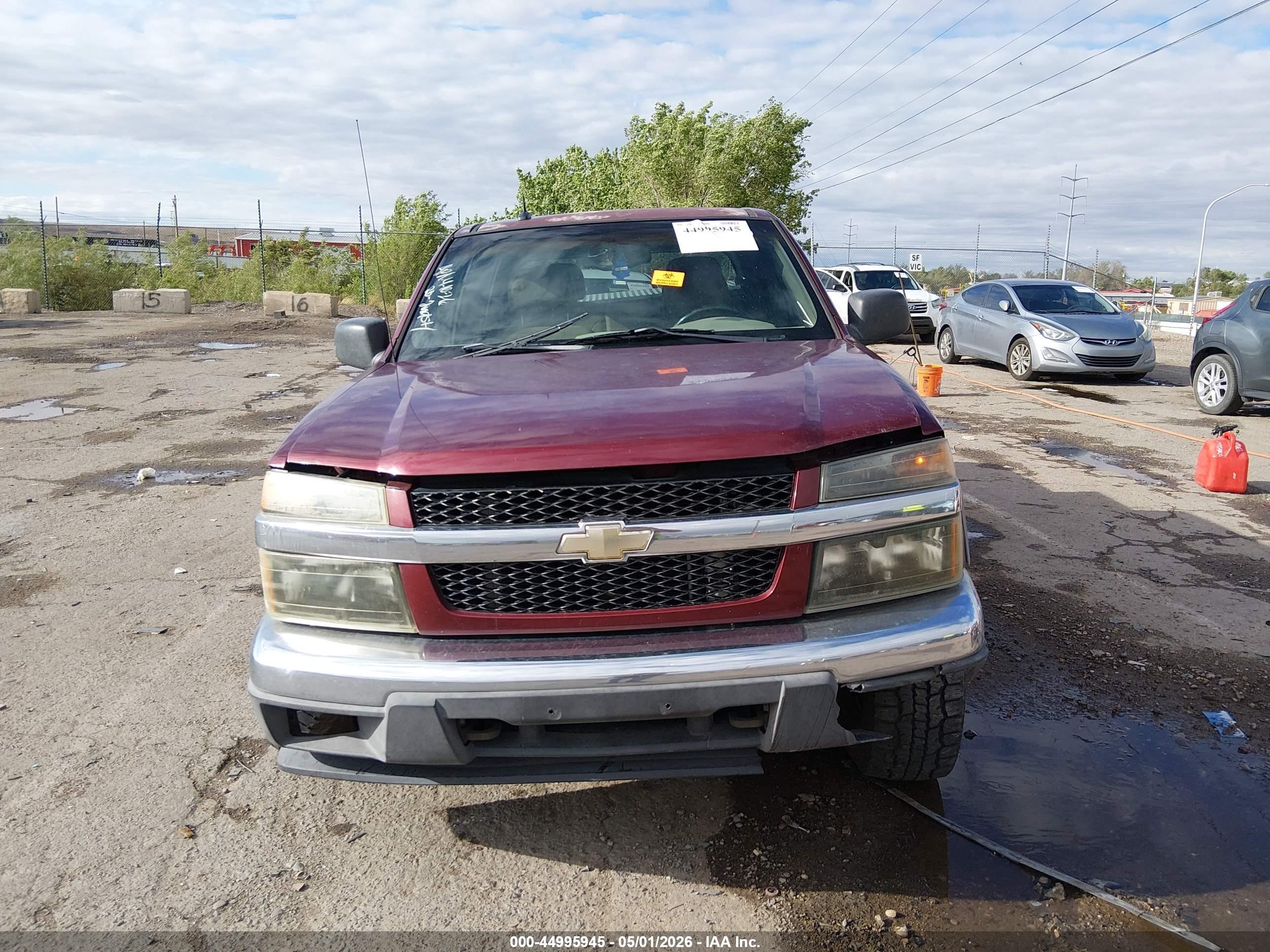 2008 Chevrolet Colorado Lt Красный vin: 1GCDT13E788168625