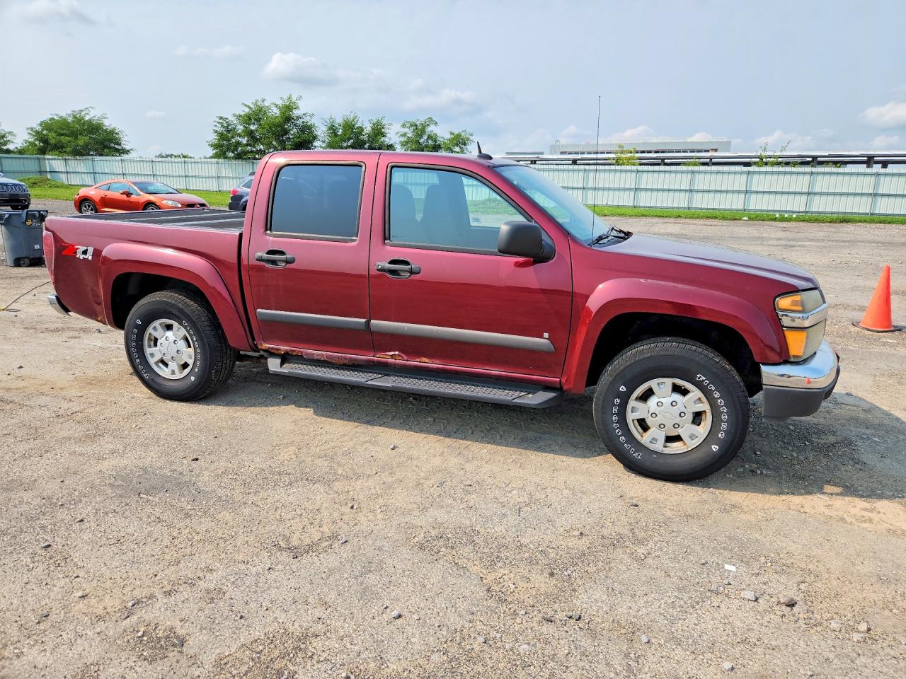2008 Chevrolet Colorado Red vin: 1GCDT13E788176238