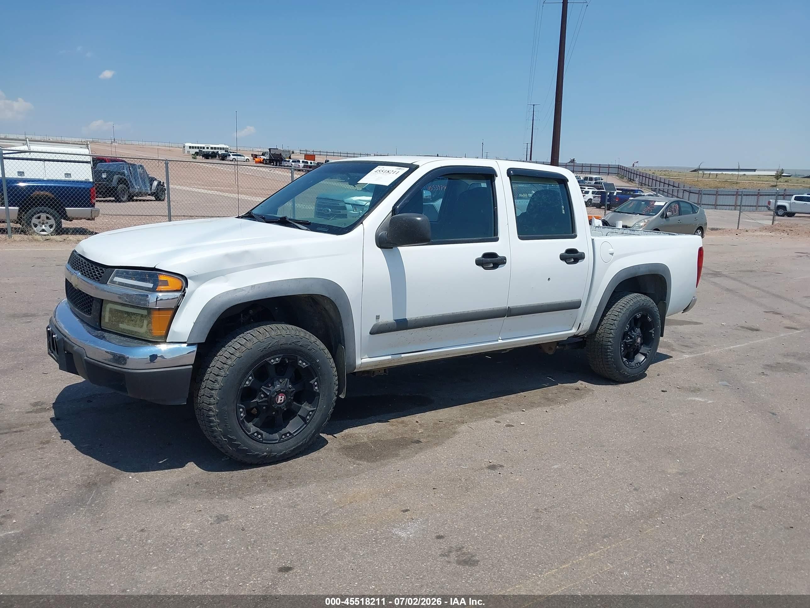 2007 Chevrolet Colorado Lt White vin: 1GCDT13E978183495
