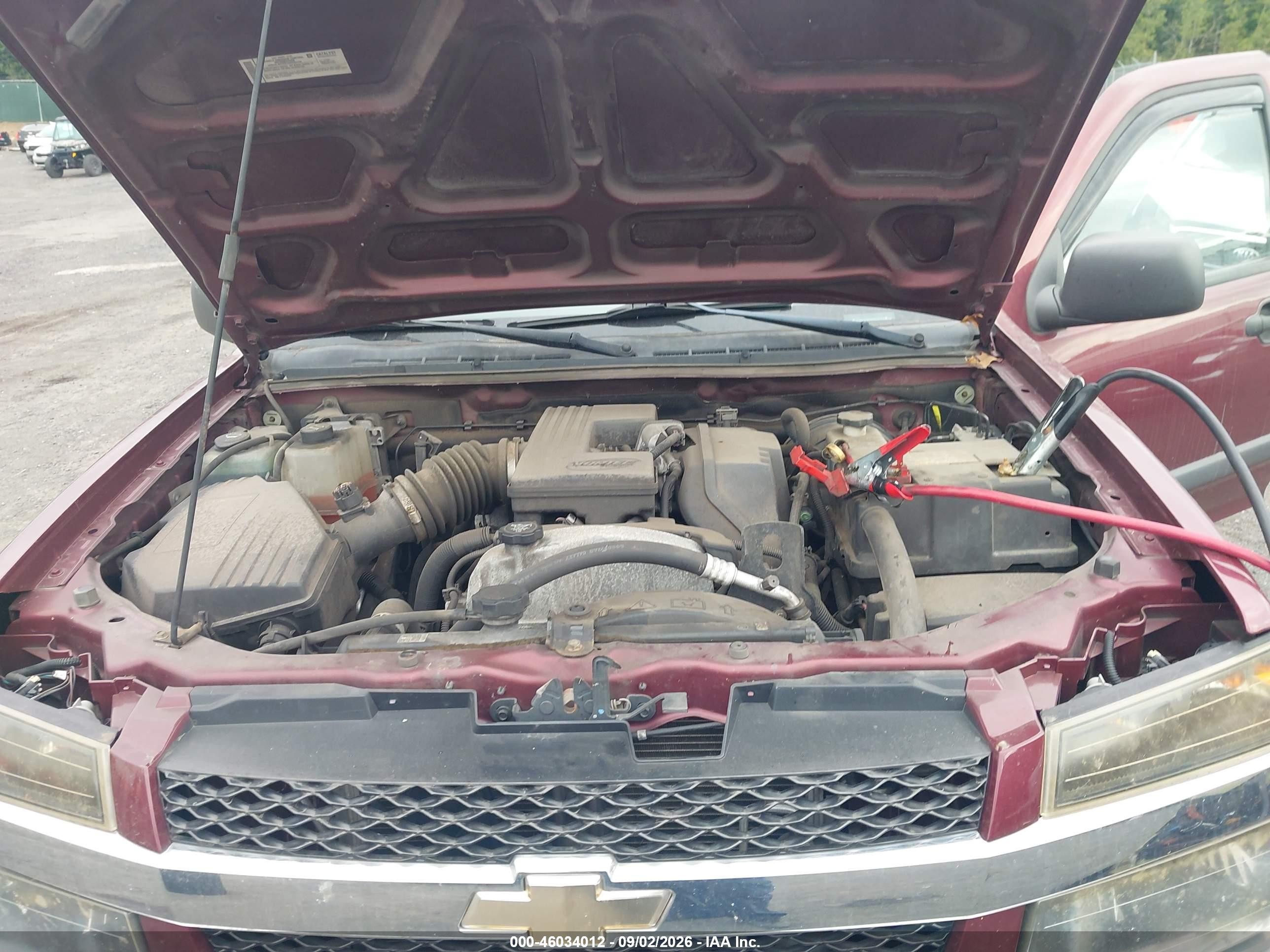 2007 Chevrolet Colorado Lt Burgundy vin: 1GCDT13E978211330