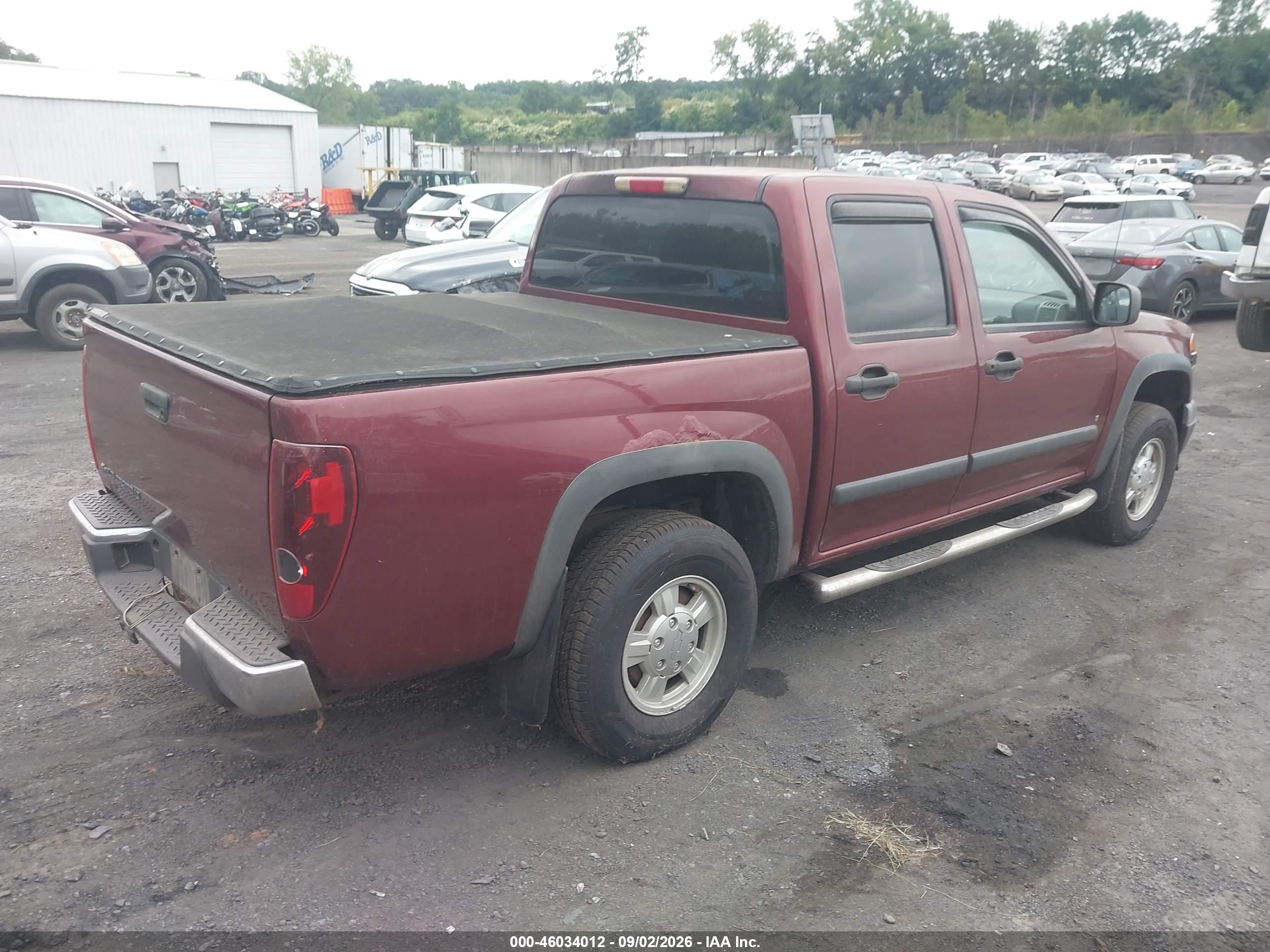 2007 Chevrolet Colorado Lt Burgundy vin: 1GCDT13E978211330