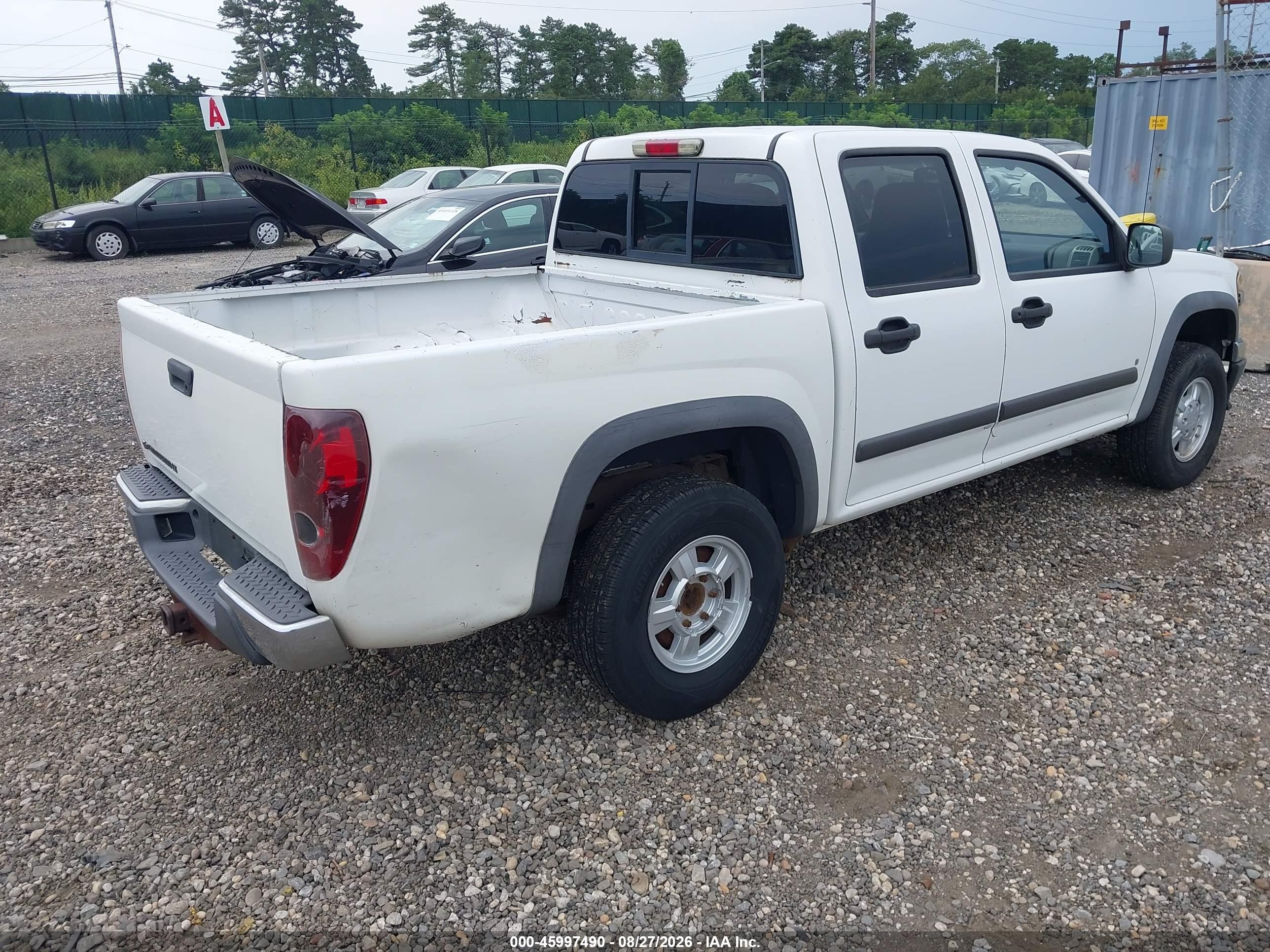 2008 Chevrolet Colorado Lt White vin: 1GCDT13E988103954